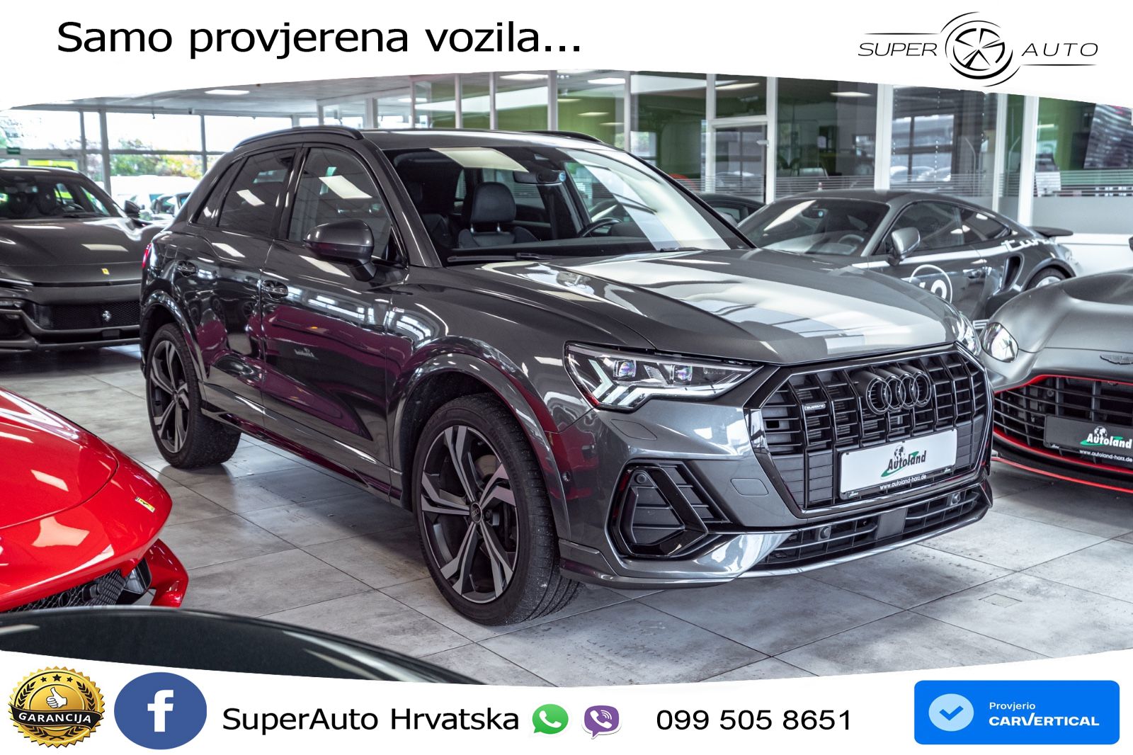 Audi Q3 40 TFSI (190 KS) quattro S tronic S line LED+GR SJED+ACC