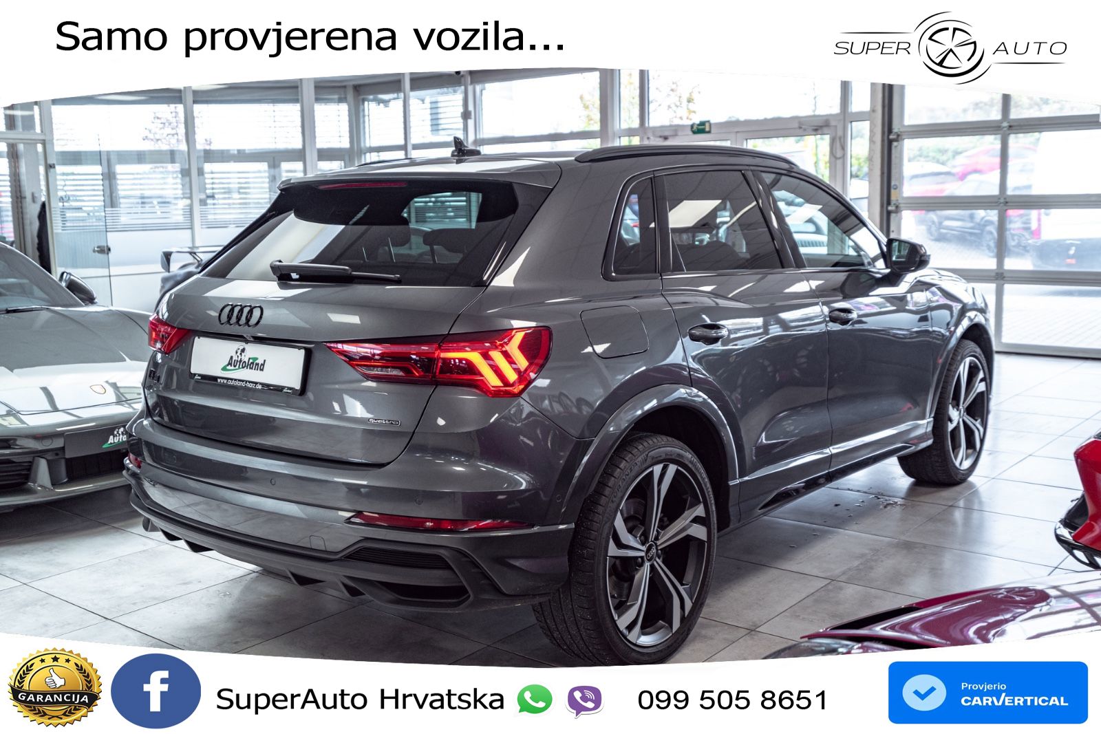 Audi Q3 40 TFSI (190 KS) quattro S tronic S line LED+GR SJED+ACC