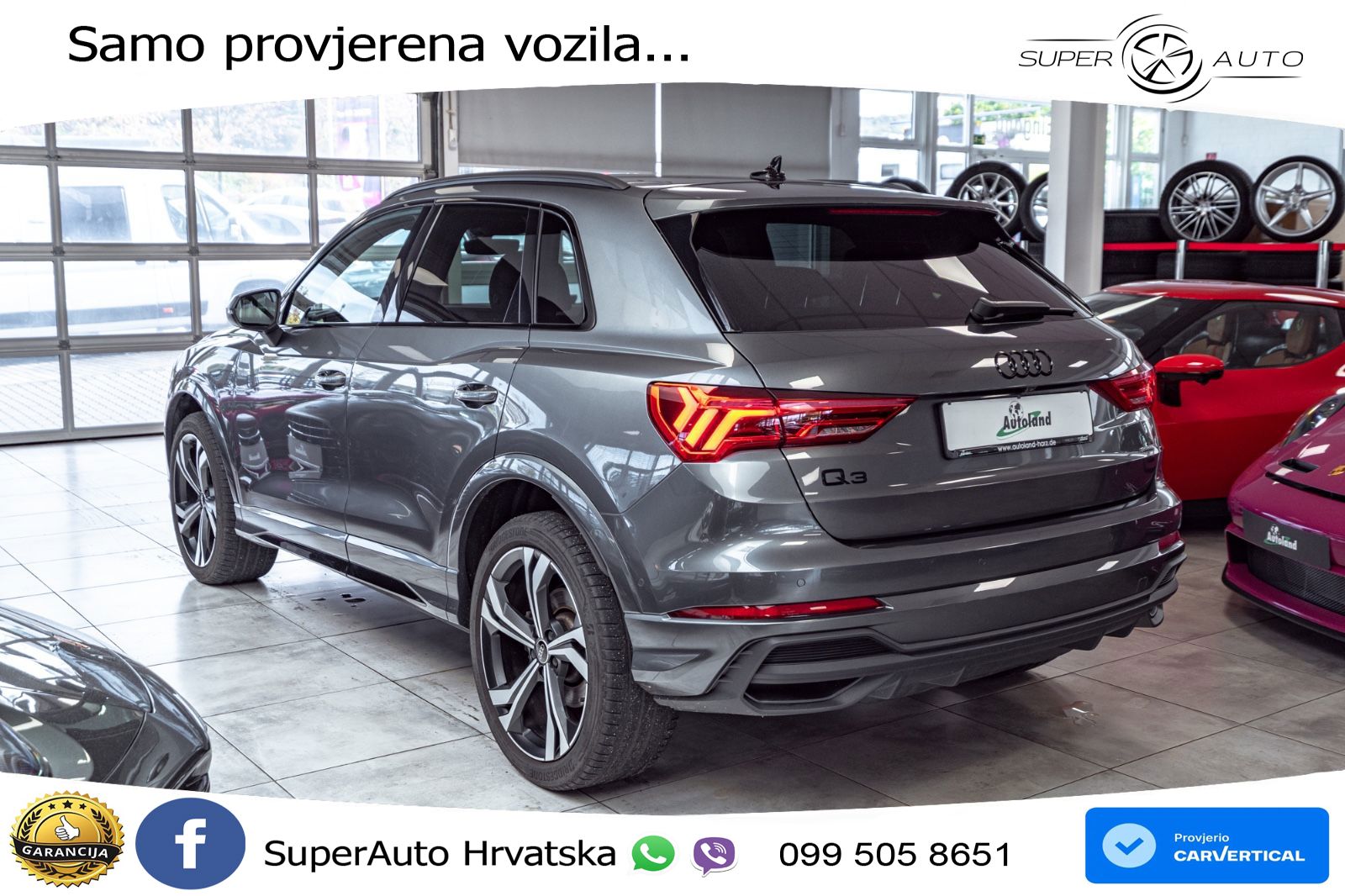 Audi Q3 40 TFSI (190 KS) quattro S tronic S line LED+GR SJED+ACC