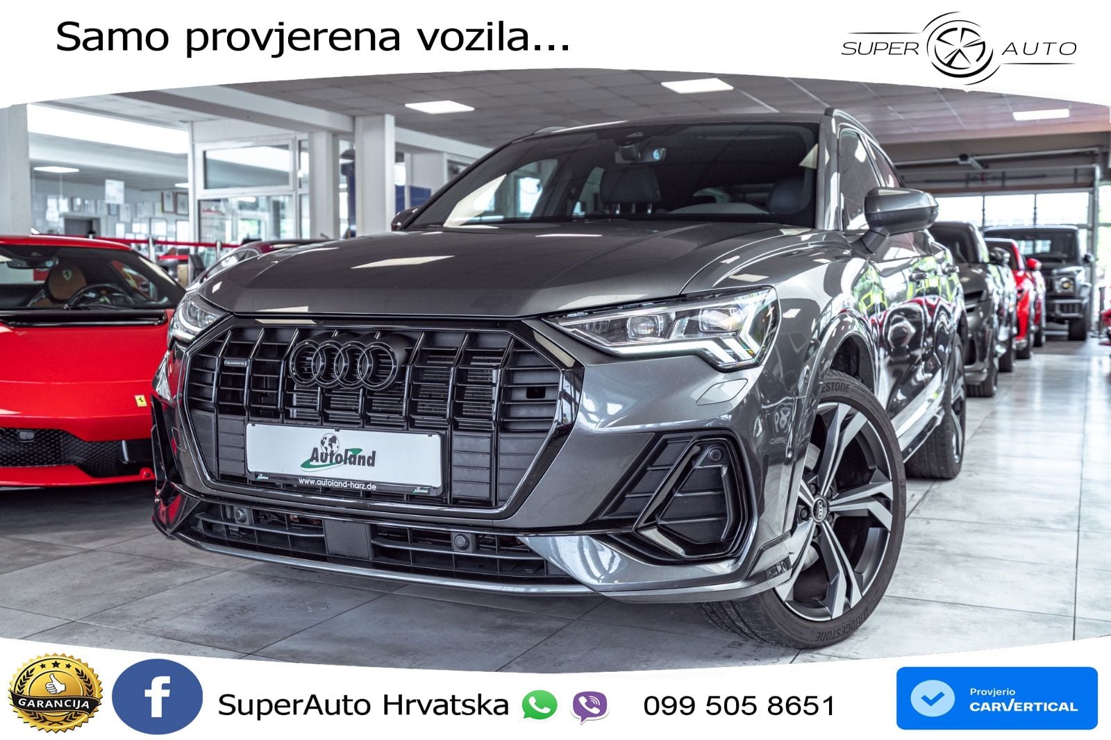 Audi Q3 40 TFSI (190 KS) quattro S tronic S line LED+GR SJED+ACC