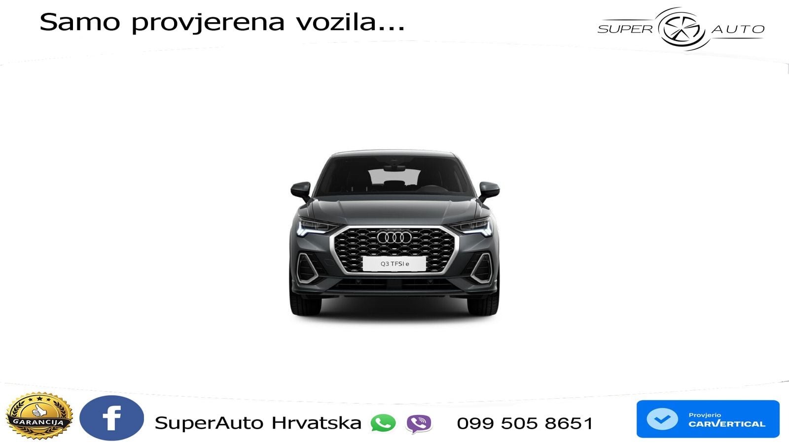 Audi Q3 Sportback 45 TFSIe (245 KS) S tronic S line LED+GR SJED+ACC