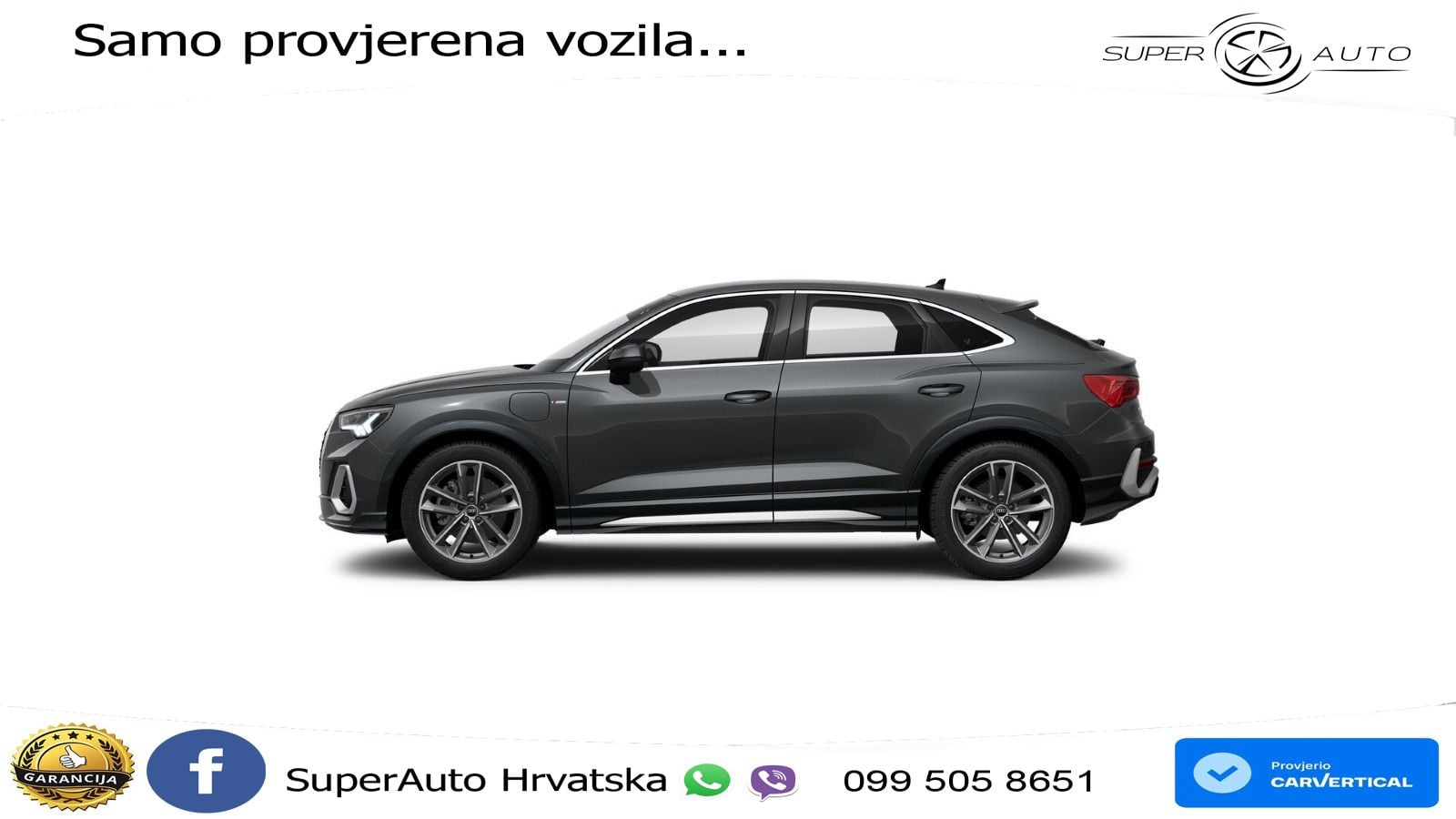 Audi Q3 Sportback 45 TFSIe (245 KS) S tronic S line LED+GR SJED+ACC