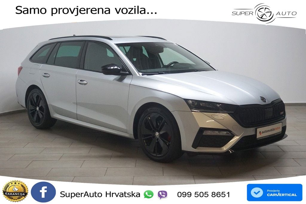 Škoda Octavia Combi RS 2.0 TDI (200 KS) DSG LED+GR SJED+ACC