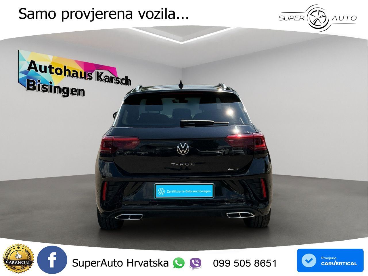 Volkswagen T-Roc I 2.0 TSI (190 KS) 4M DSG LED+GR SJED+ACC