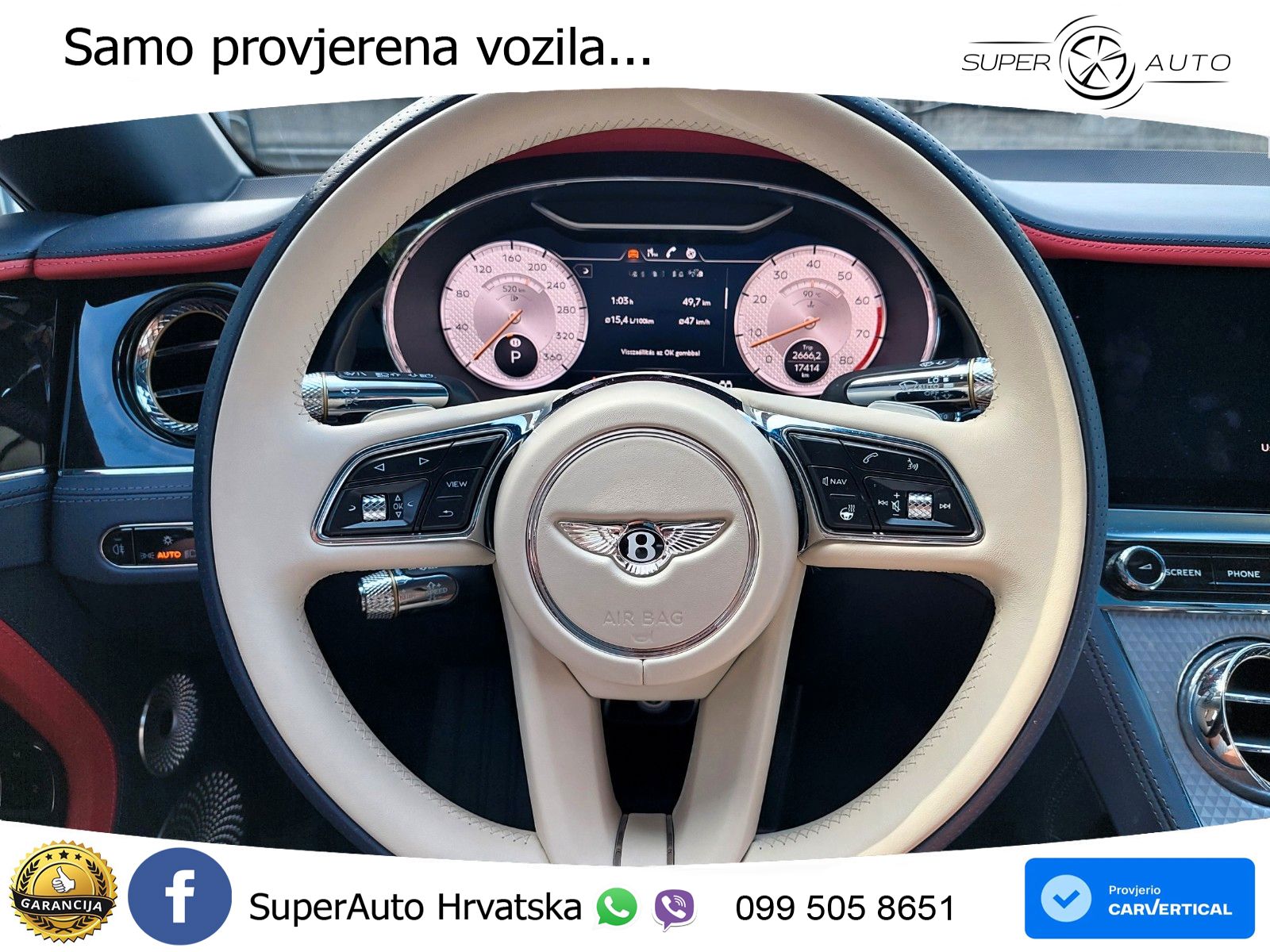 Bentley Continental GT III Speed 6.0 TSI W12 (659 KS) AWD DCT LED+GR SJED+ACC