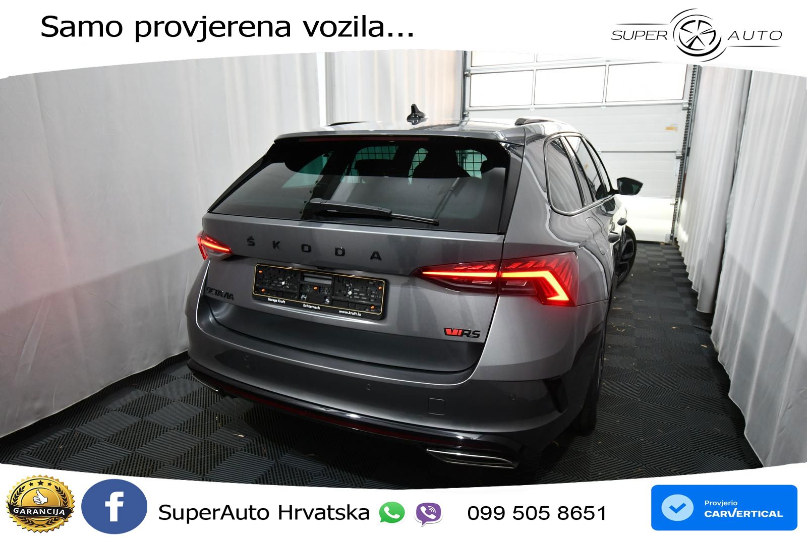 Škoda Octavia Combi RS 2.0 TDI (200 KS) 4x4 DSG LED+GR SJED+ACC