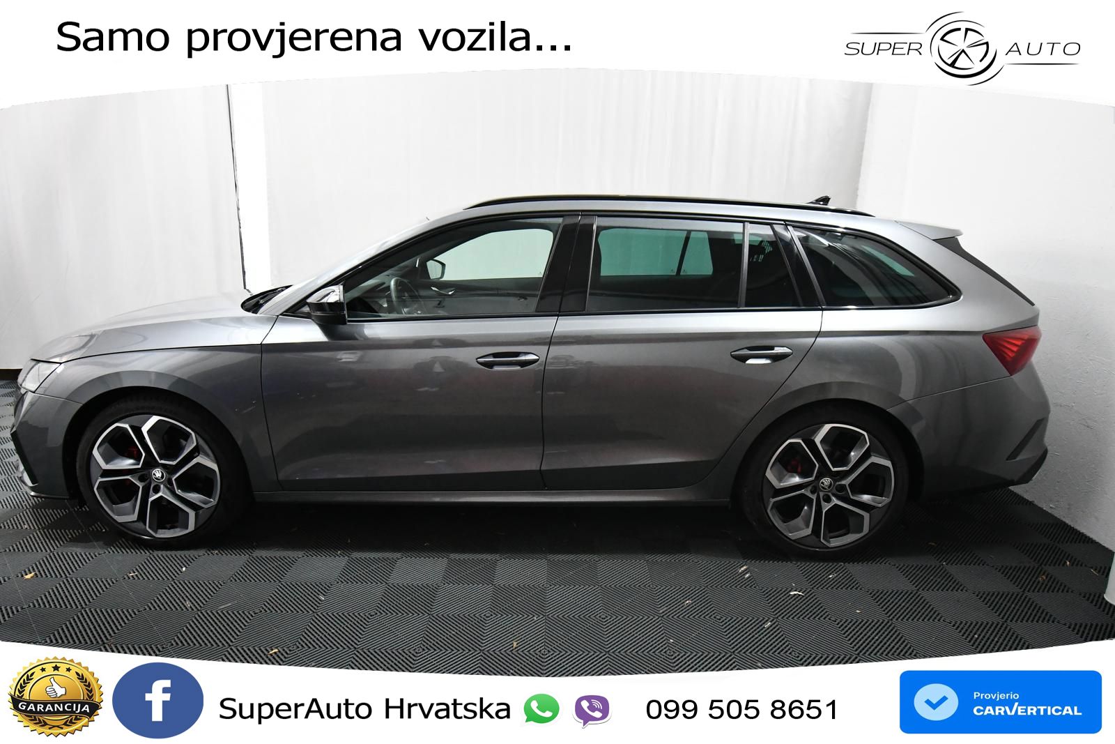 Škoda Octavia Combi RS 2.0 TDI (200 KS) 4x4 DSG LED+GR SJED+ACC
