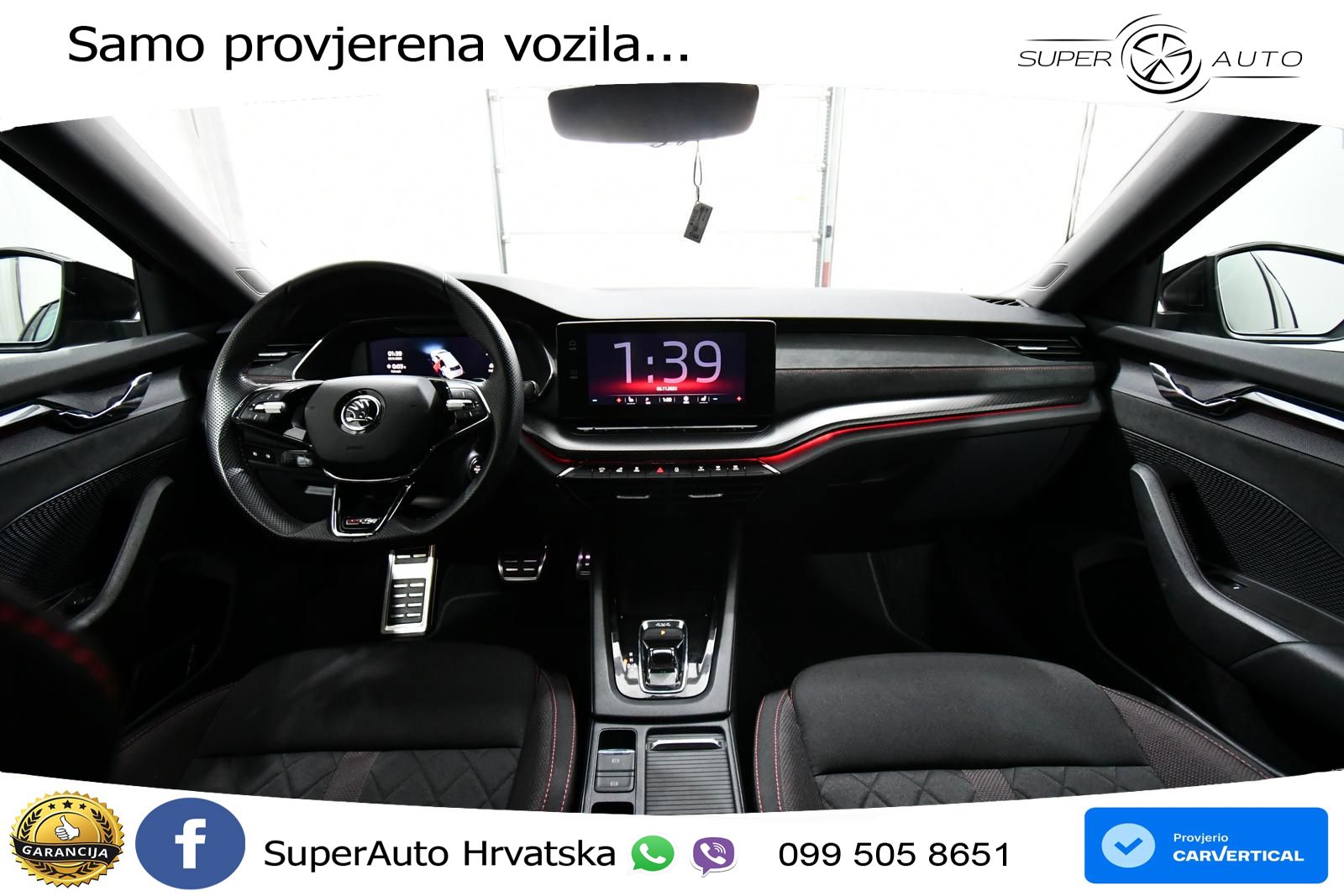 Škoda Octavia Combi RS 2.0 TDI (200 KS) 4x4 DSG LED+GR SJED+ACC