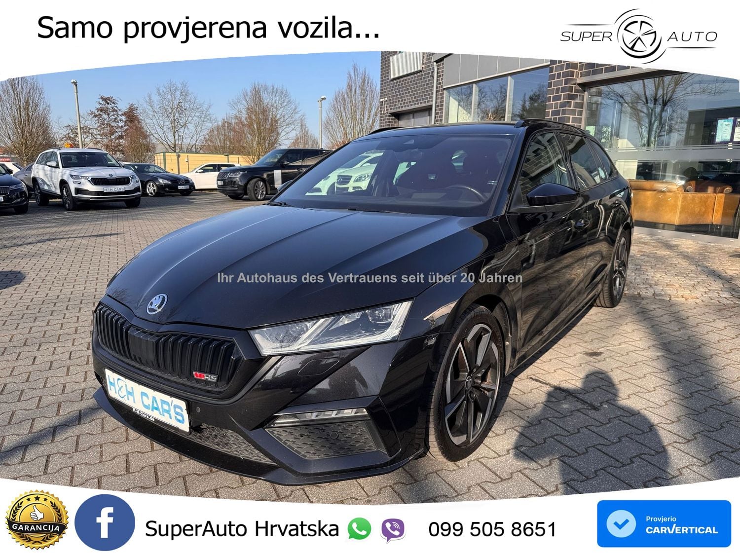 Škoda Octavia Combi RS 2.0 TDI (200 KS) DSG LED+GR SJED+ACC