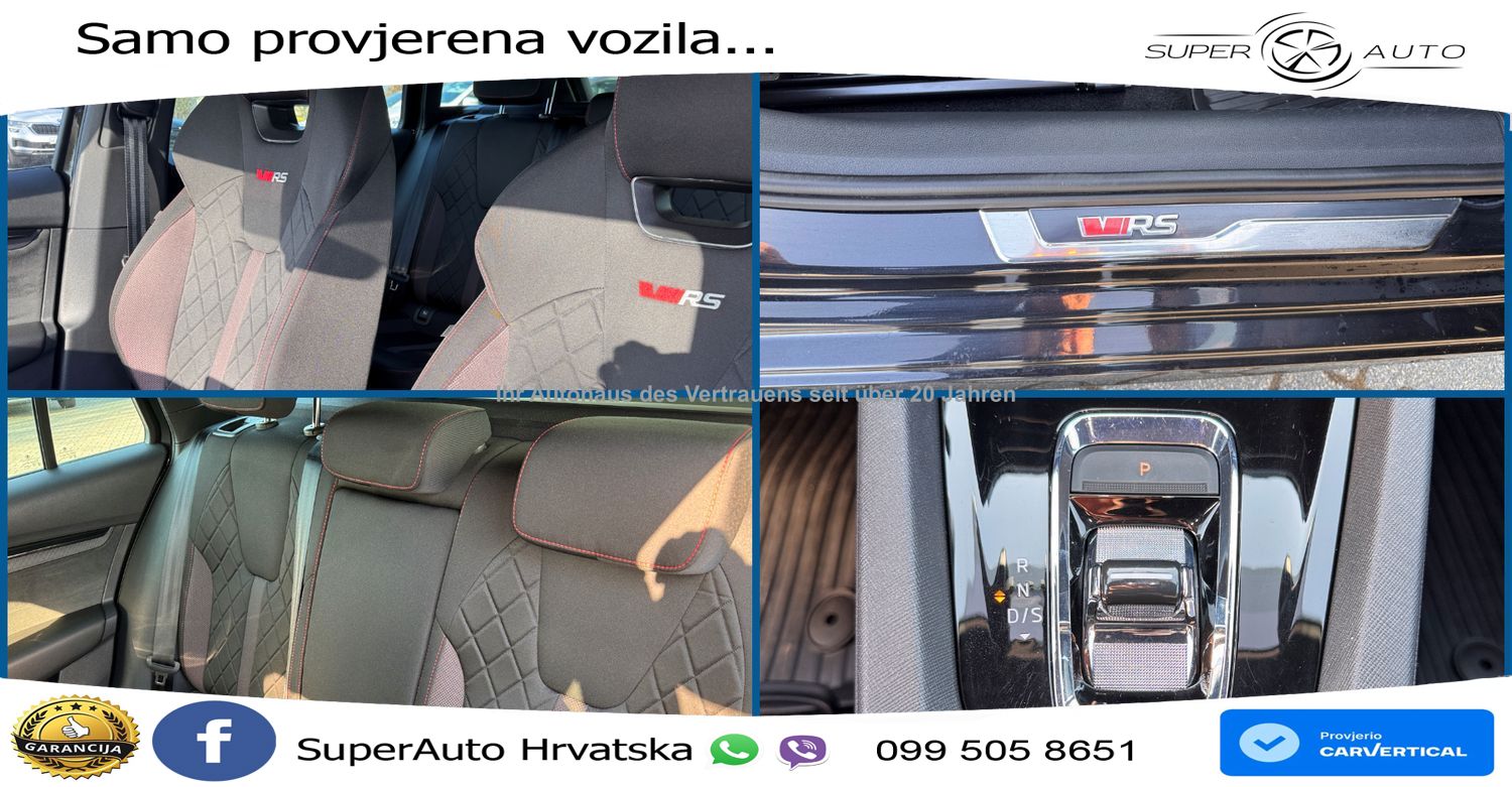 Škoda Octavia Combi RS 2.0 TDI (200 KS) DSG LED+GR SJED+ACC