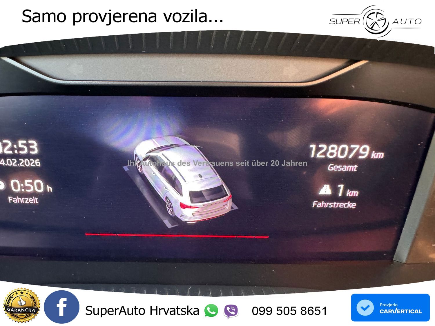 Škoda Octavia Combi RS 2.0 TDI (200 KS) DSG LED+GR SJED+ACC