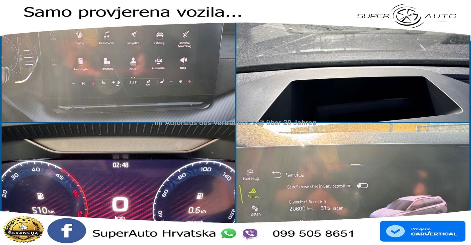 Škoda Octavia Combi RS 2.0 TDI (200 KS) DSG LED+GR SJED+ACC
