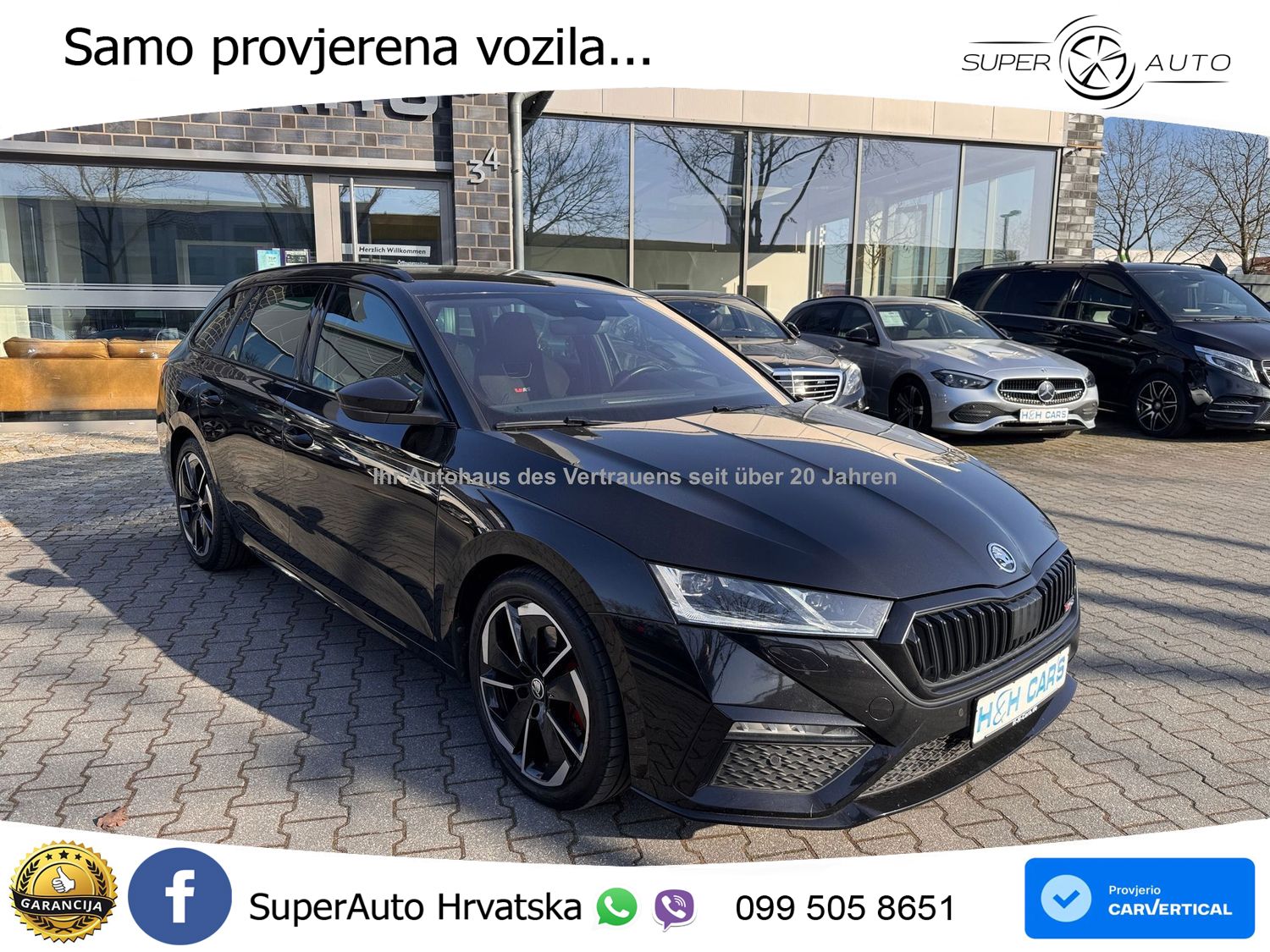 Škoda Octavia Combi RS 2.0 TDI (200 KS) DSG LED+GR SJED+ACC