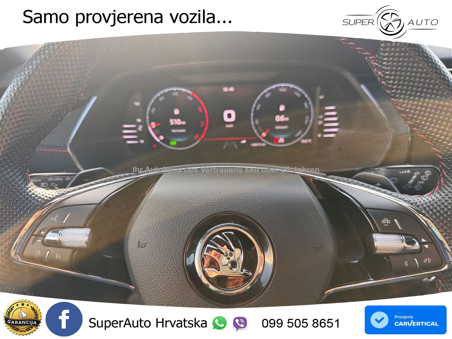 Škoda Octavia Combi RS 2.0 TDI (200 KS) DSG LED+GR SJED+ACC