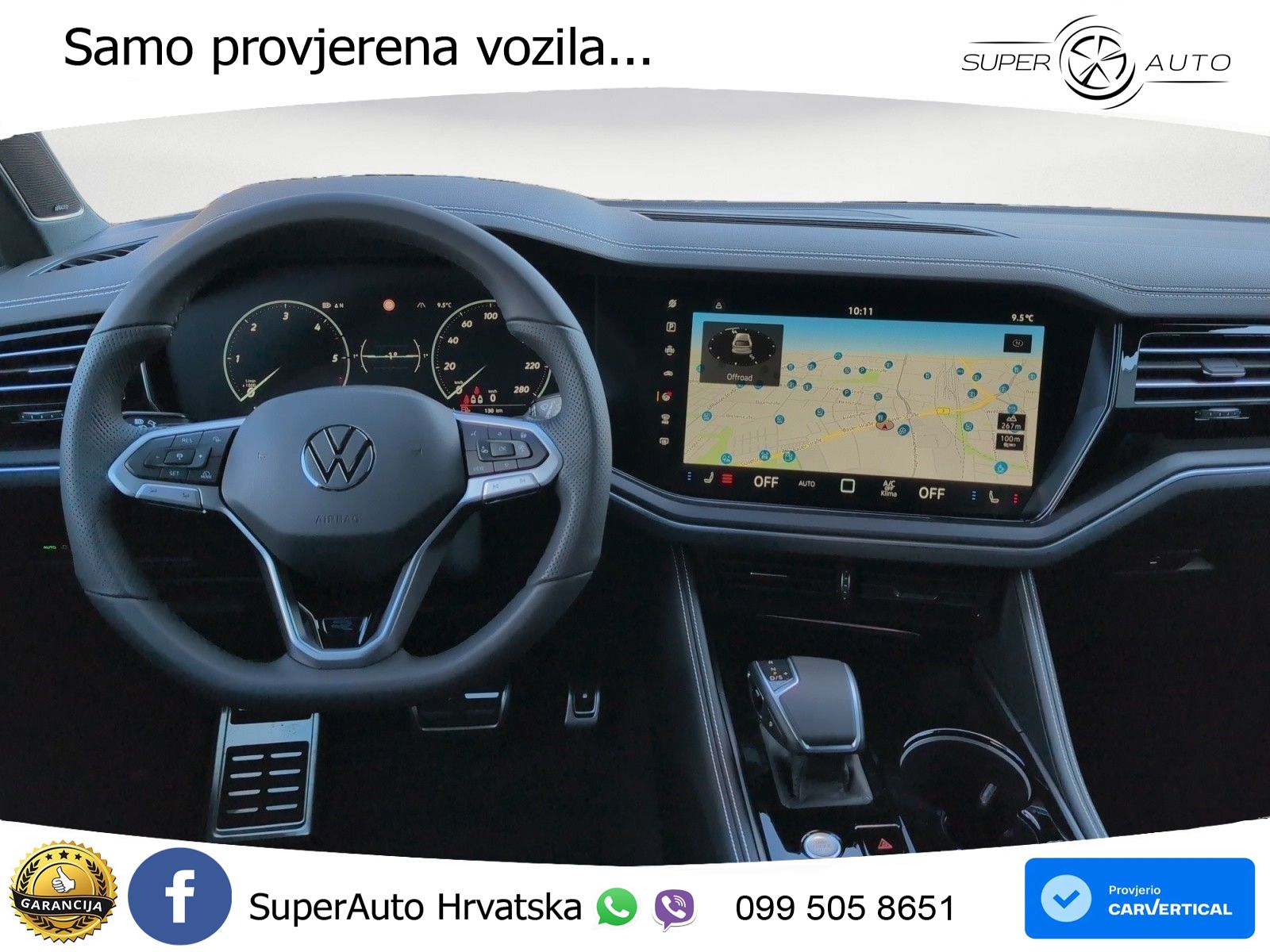 Volkswagen Touareg 3.0 V6 TDI (286 KS) 4MOTION Tiptronic ZRAČNI+ACC+GR SJED+KAM+PANO