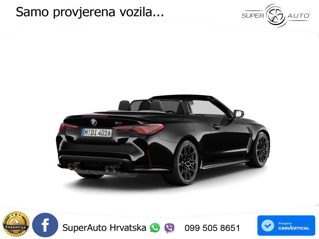 BMW M4 Convertible Competition 3.0 (530 KS) xDrive Steptronic LED+GR SJED+ACC
