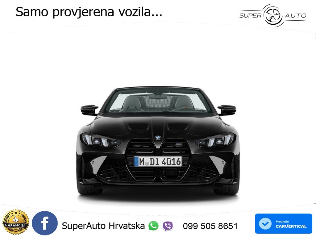 BMW M4 Convertible Competition 3.0 (530 KS) xDrive Steptronic LED+GR SJED+ACC