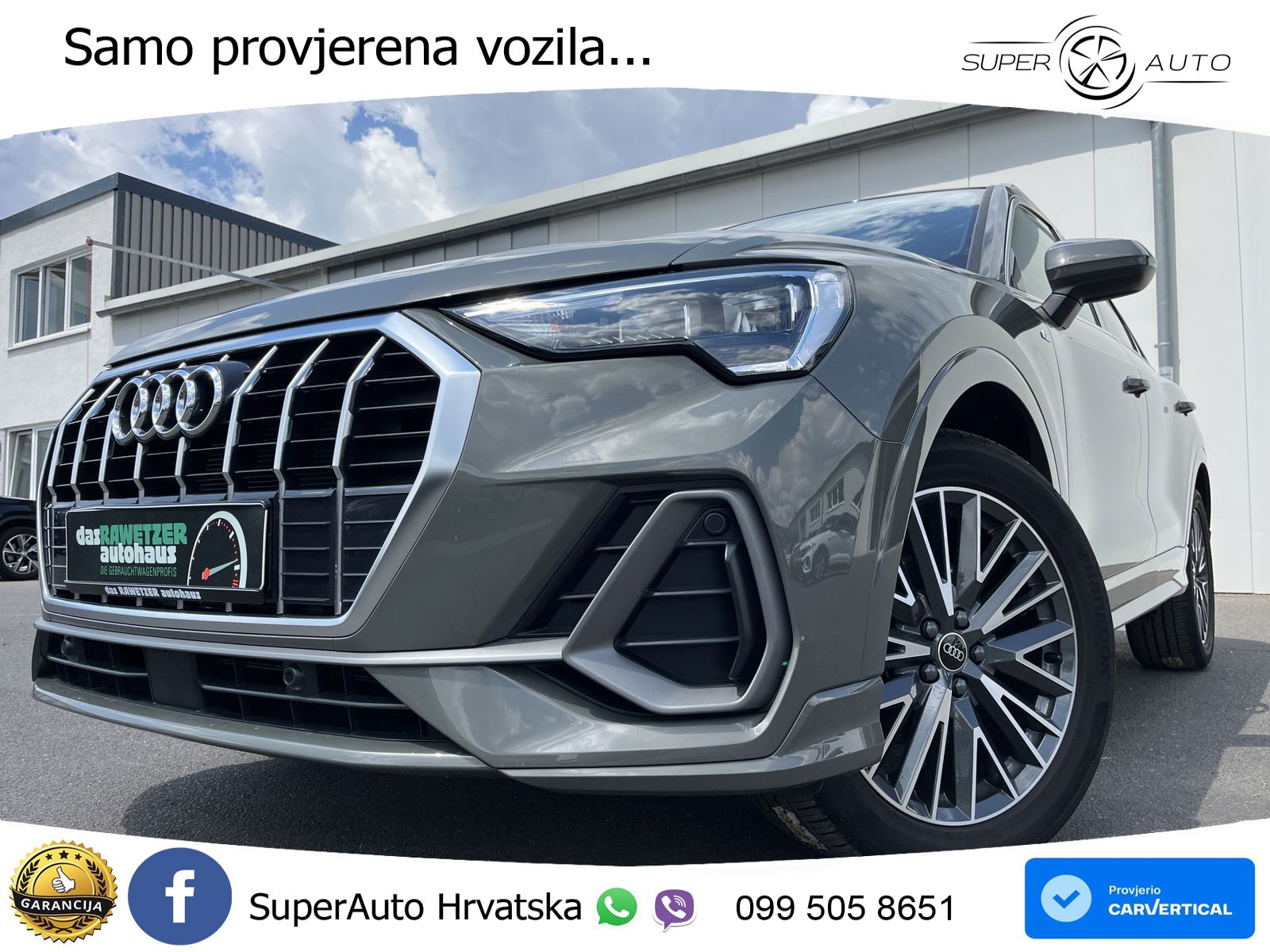Audi Q3 35 TFSI (150 KS) S tronic S line LED+GR SJED+ACC