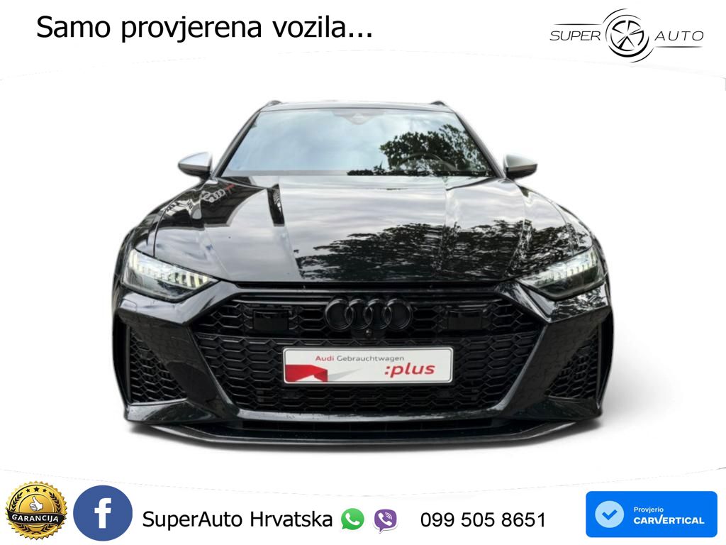 Audi RS6 Avant 4.0 TFSI V8 (600 KS) quattro Tiptronic ACC+HEAD+4xGR SJED+360+PANO