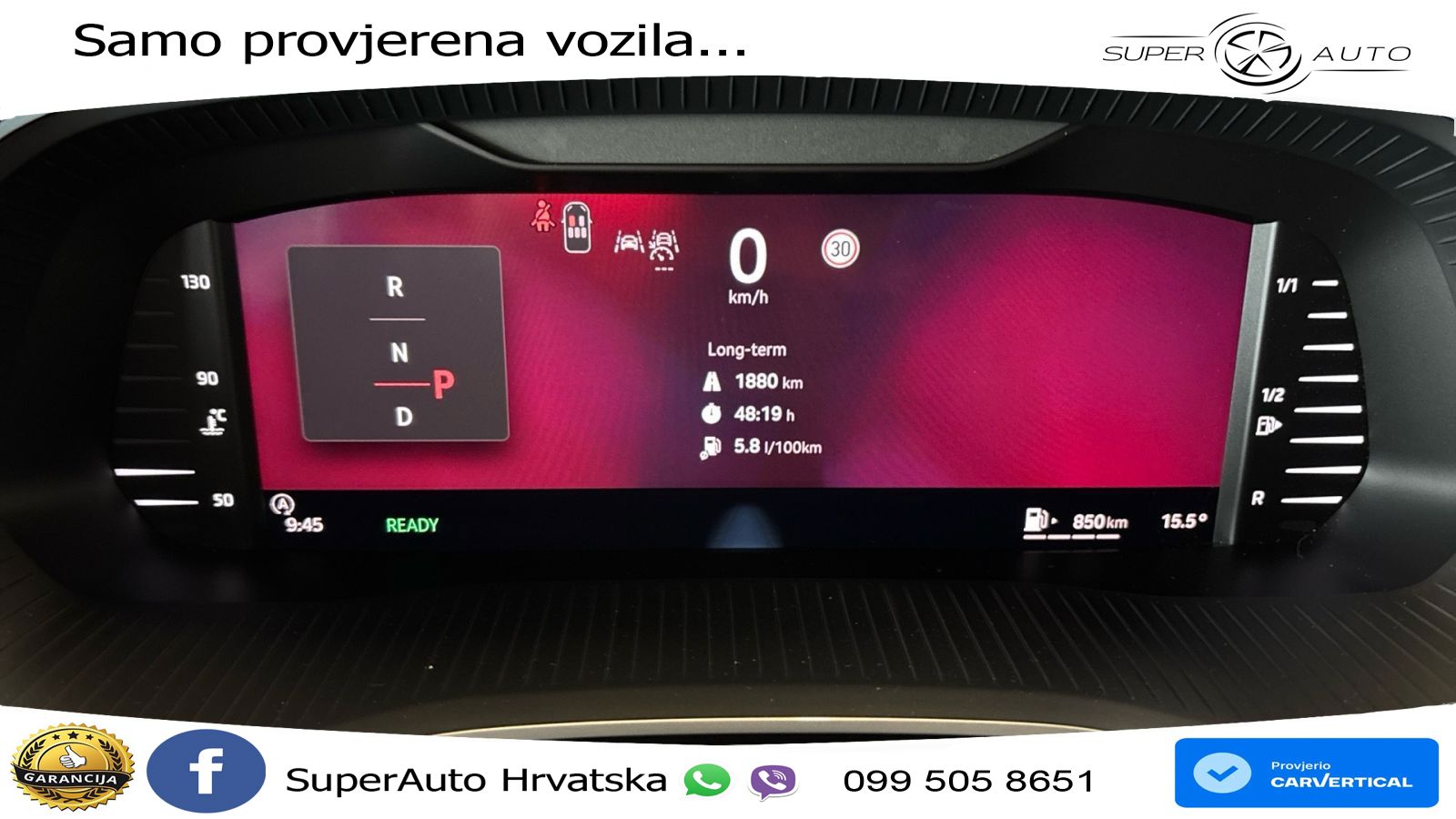 Škoda Octavia Combi 1.5 TSI (150 KS) DSG Selection LED+GR SJED+ACC