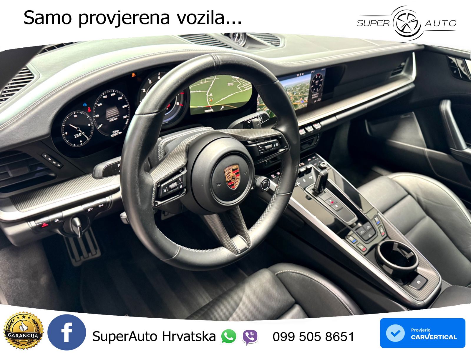 Porsche 911 Turbo S Cabriolet 3.8 (650 KS) PDK ZRAČNI+ACC+GR SJED+360