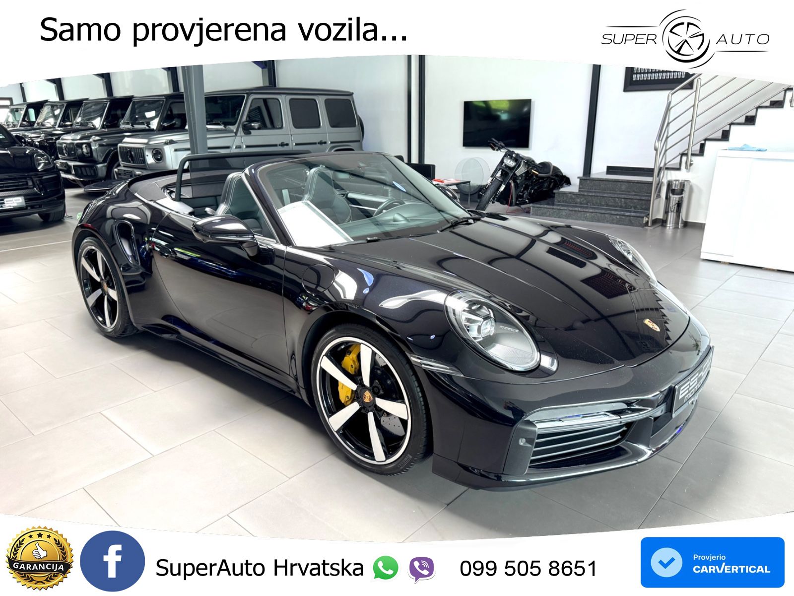 Porsche 911 Turbo S Cabriolet 3.8 (650 KS) PDK ZRAČNI+ACC+GR SJED+360
