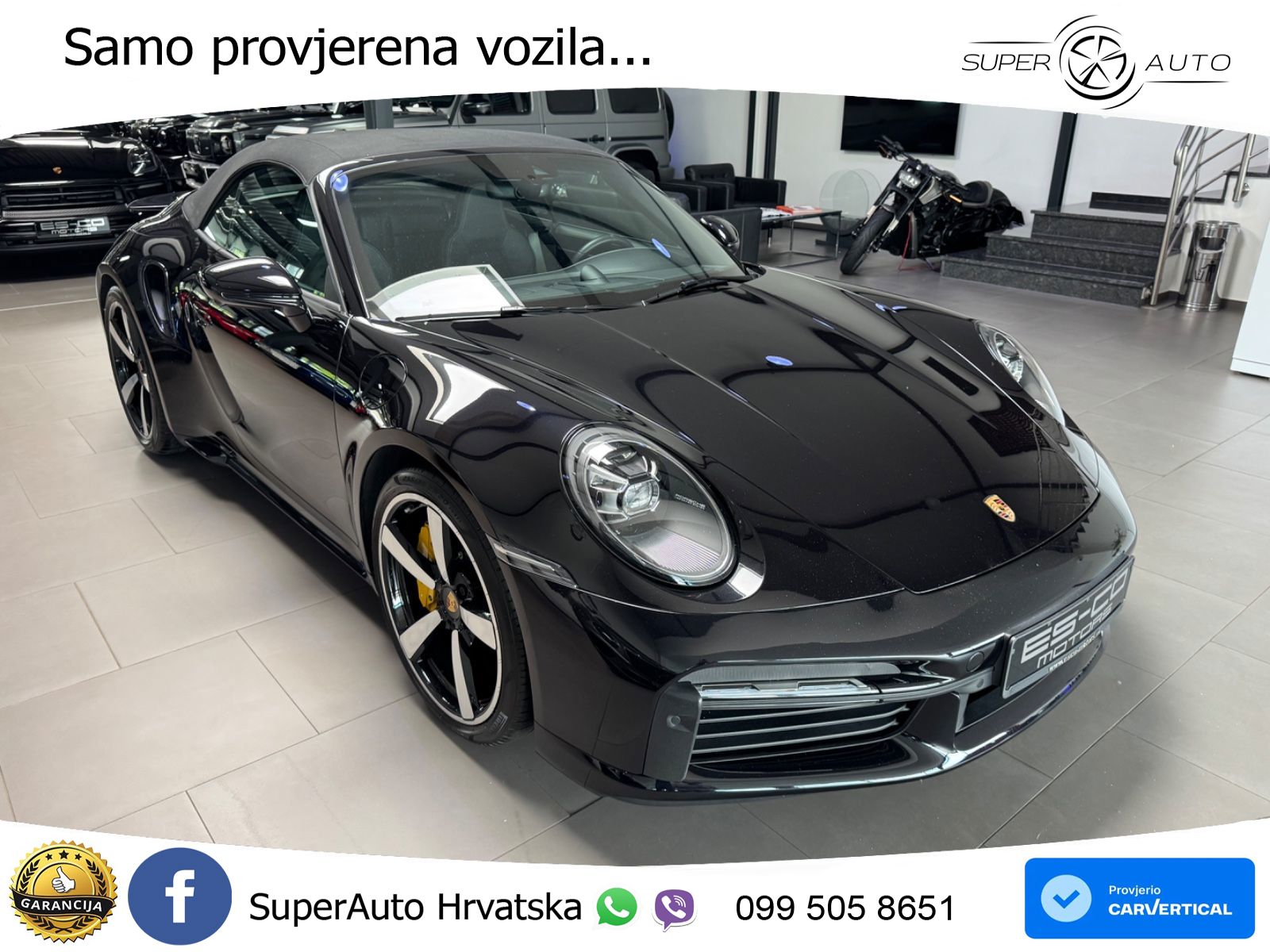 Porsche 911 Turbo S Cabriolet 3.8 (650 KS) PDK ZRAČNI+ACC+GR SJED+360