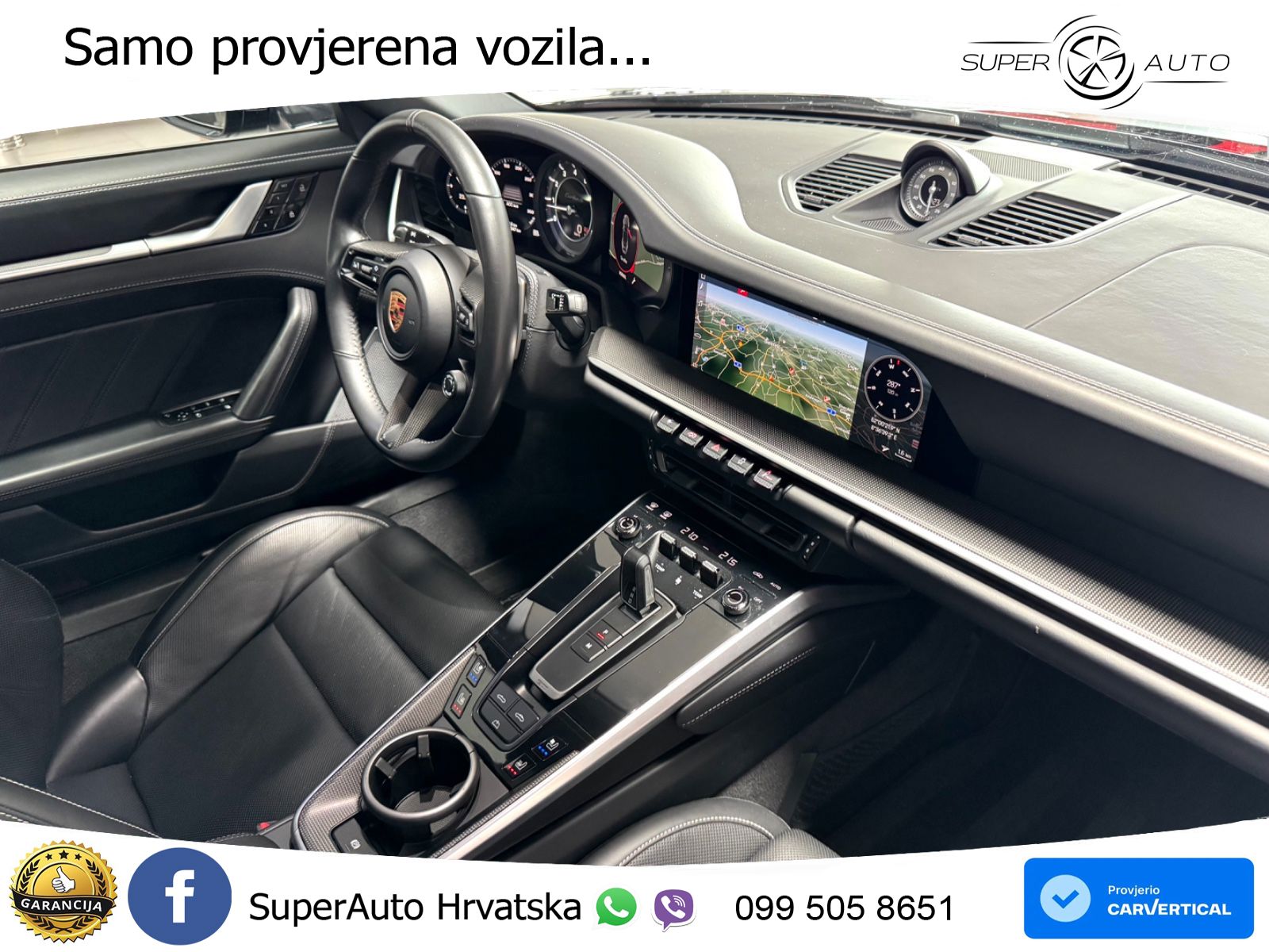 Porsche 911 Turbo S Cabriolet 3.8 (650 KS) PDK ZRAČNI+ACC+GR SJED+360