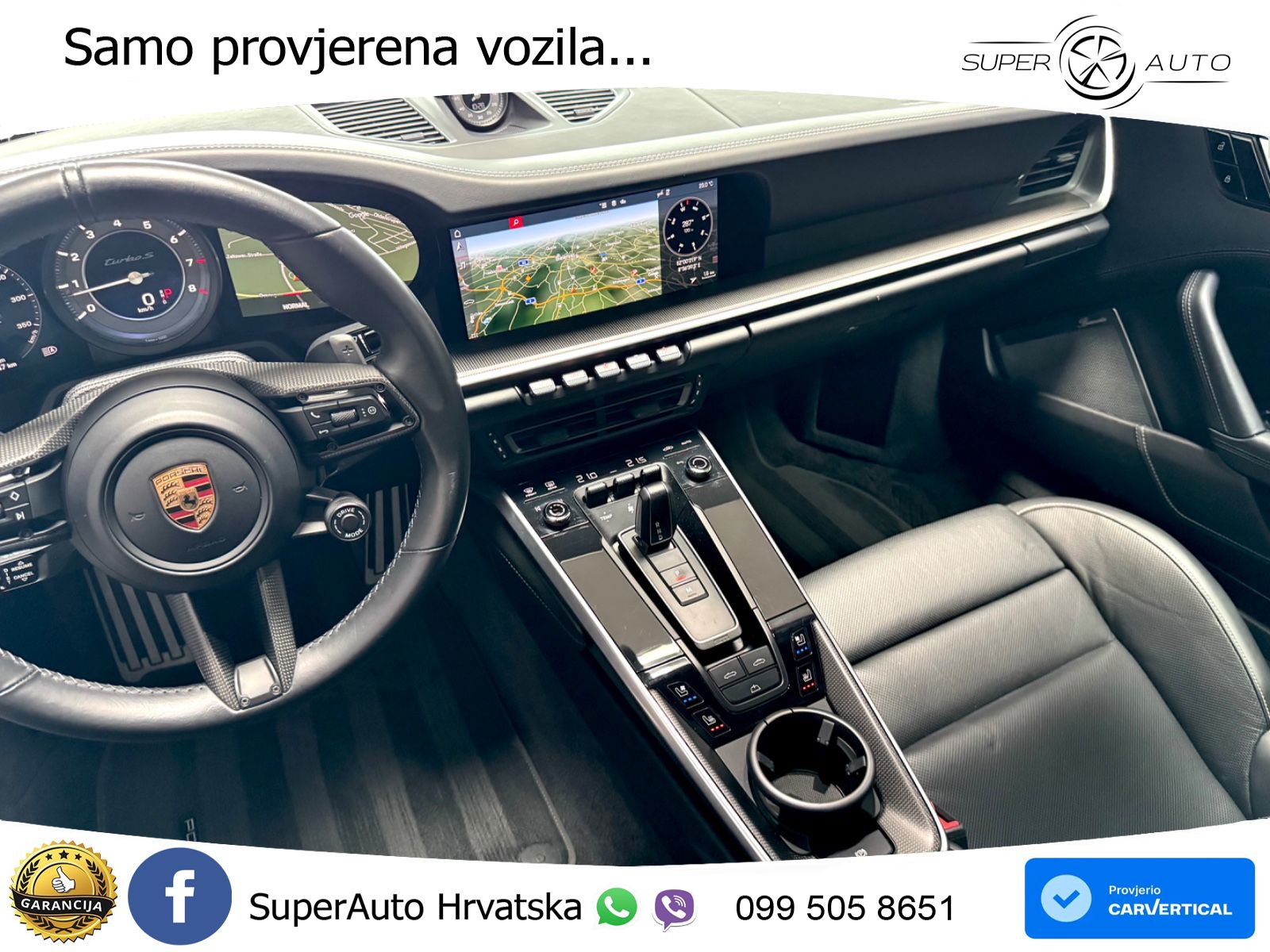 Porsche 911 Turbo S Cabriolet 3.8 (650 KS) PDK ZRAČNI+ACC+GR SJED+360