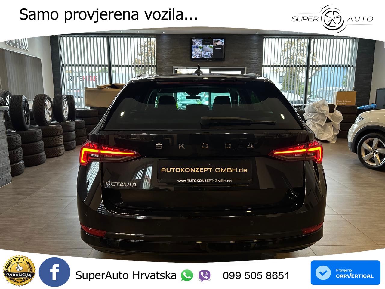 Škoda Octavia Combi 2.0 TDI (150 KS) DSG LED+GR SJED+ACC