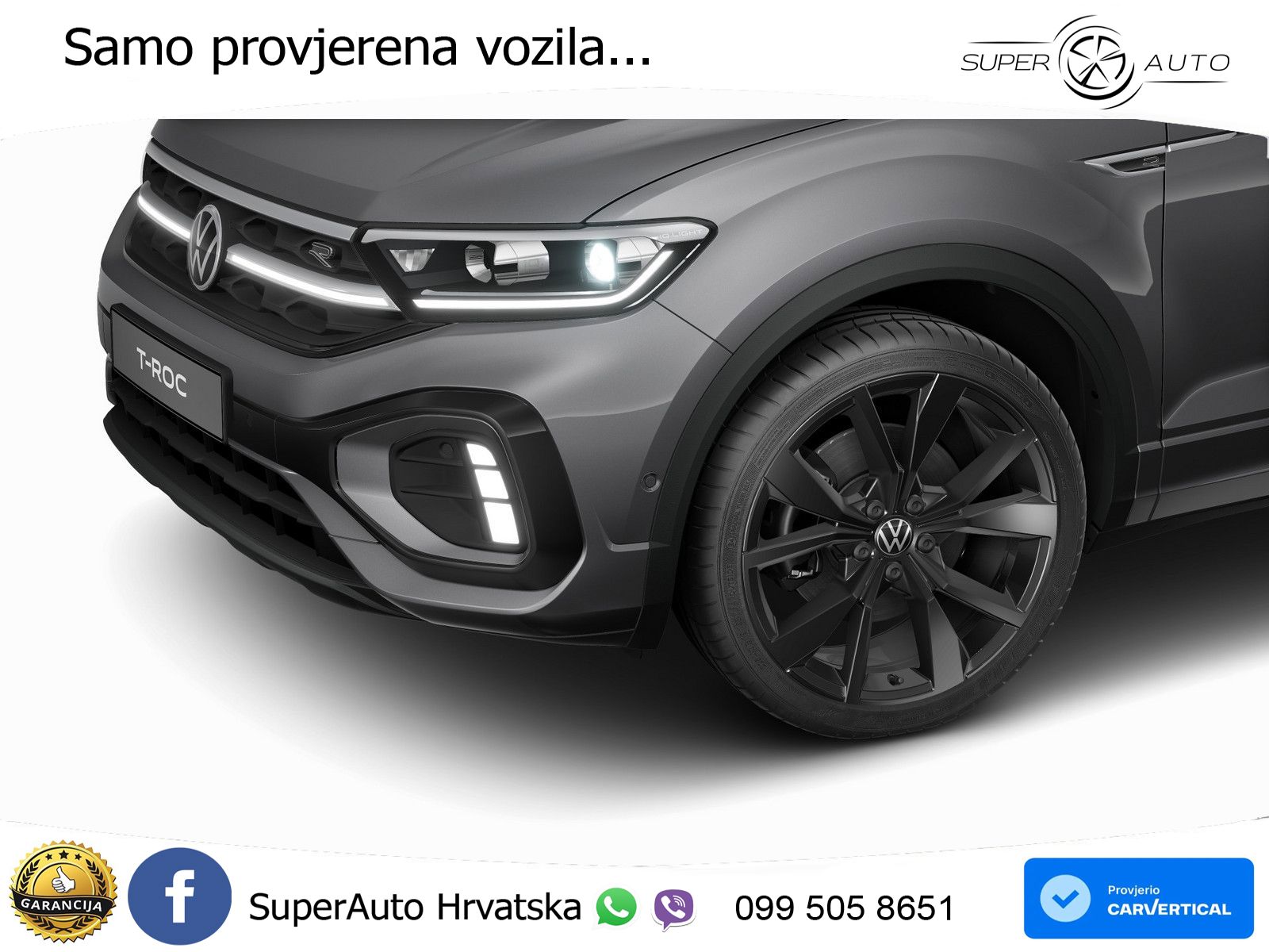 Volkswagen T-Roc 1.5 TSI (150 KS) DSG MATRIX+GR SJED+KAM