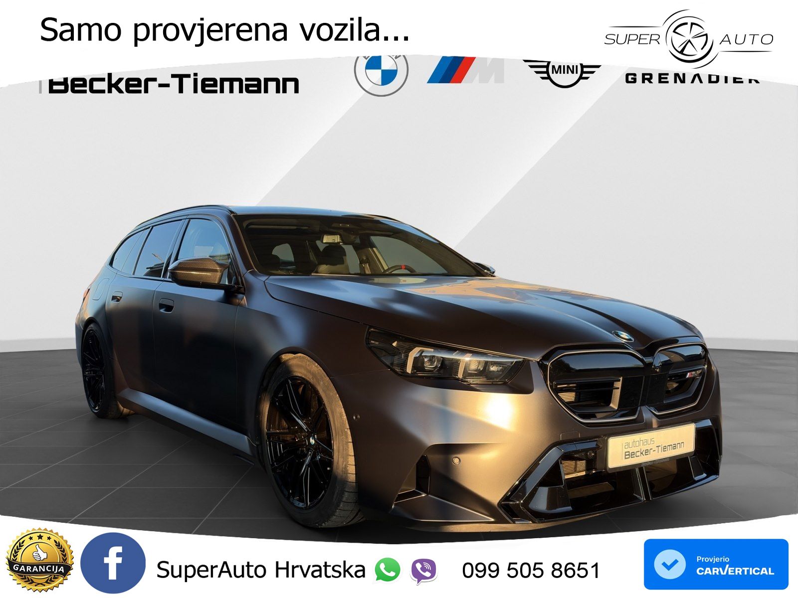 BMW M5 Touring 4.4 V8 (727 KS) xDrive Steptronic LED+GR SJED+ACC