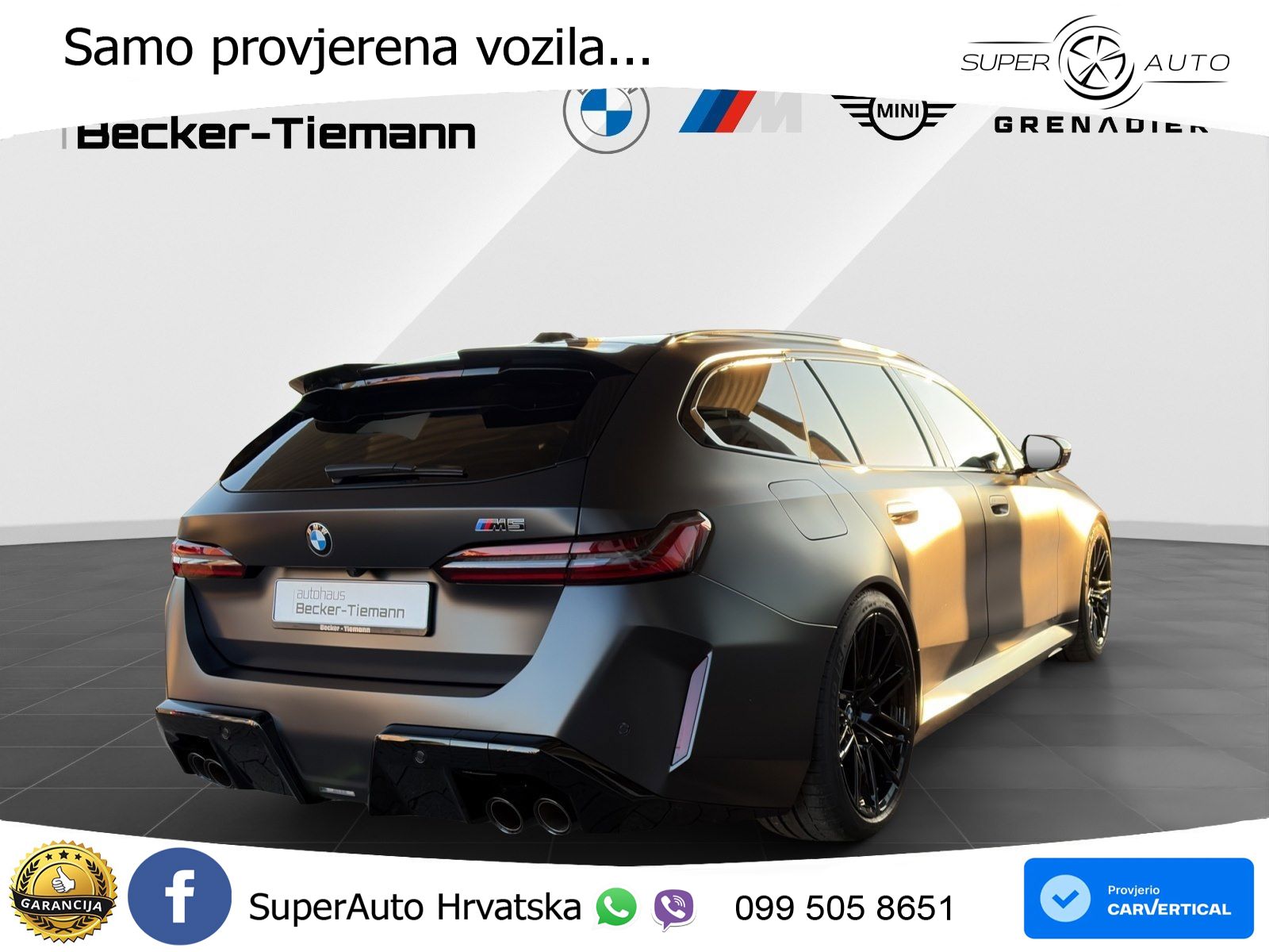 BMW M5 Touring 4.4 V8 (727 KS) xDrive Steptronic LED+GR SJED+ACC