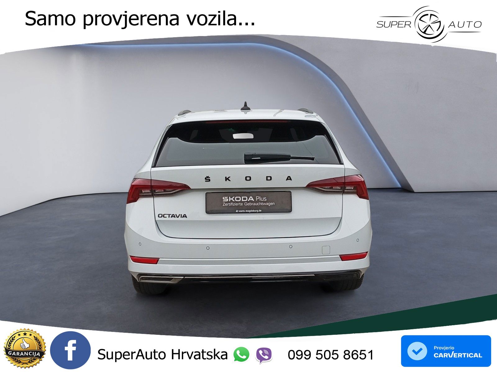 Škoda Octavia Combi 2.0 TDI (150 KS) DSG SportLine LED+GR SJED+ACC