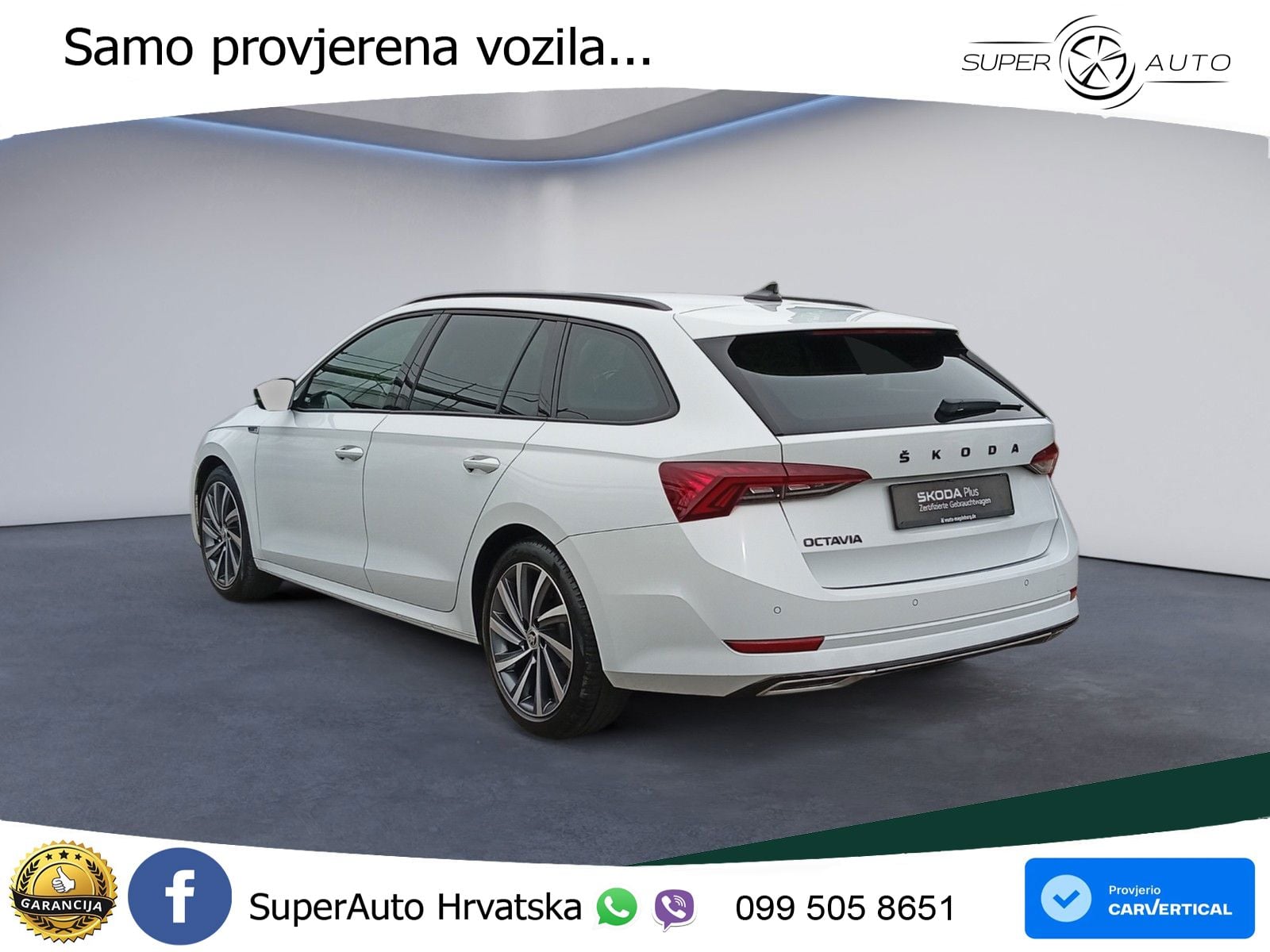 Škoda Octavia Combi 2.0 TDI (150 KS) DSG SportLine LED+GR SJED+ACC