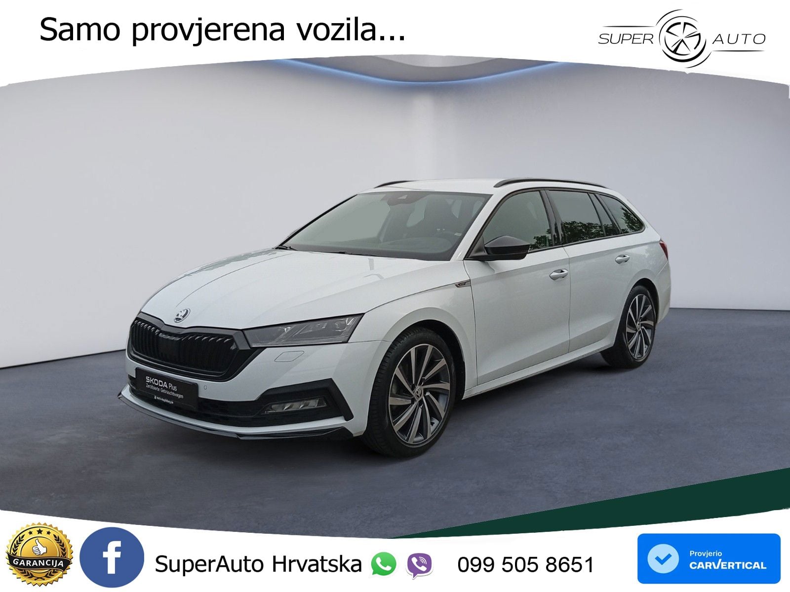 Škoda Octavia Combi 2.0 TDI (150 KS) DSG SportLine LED+GR SJED+ACC
