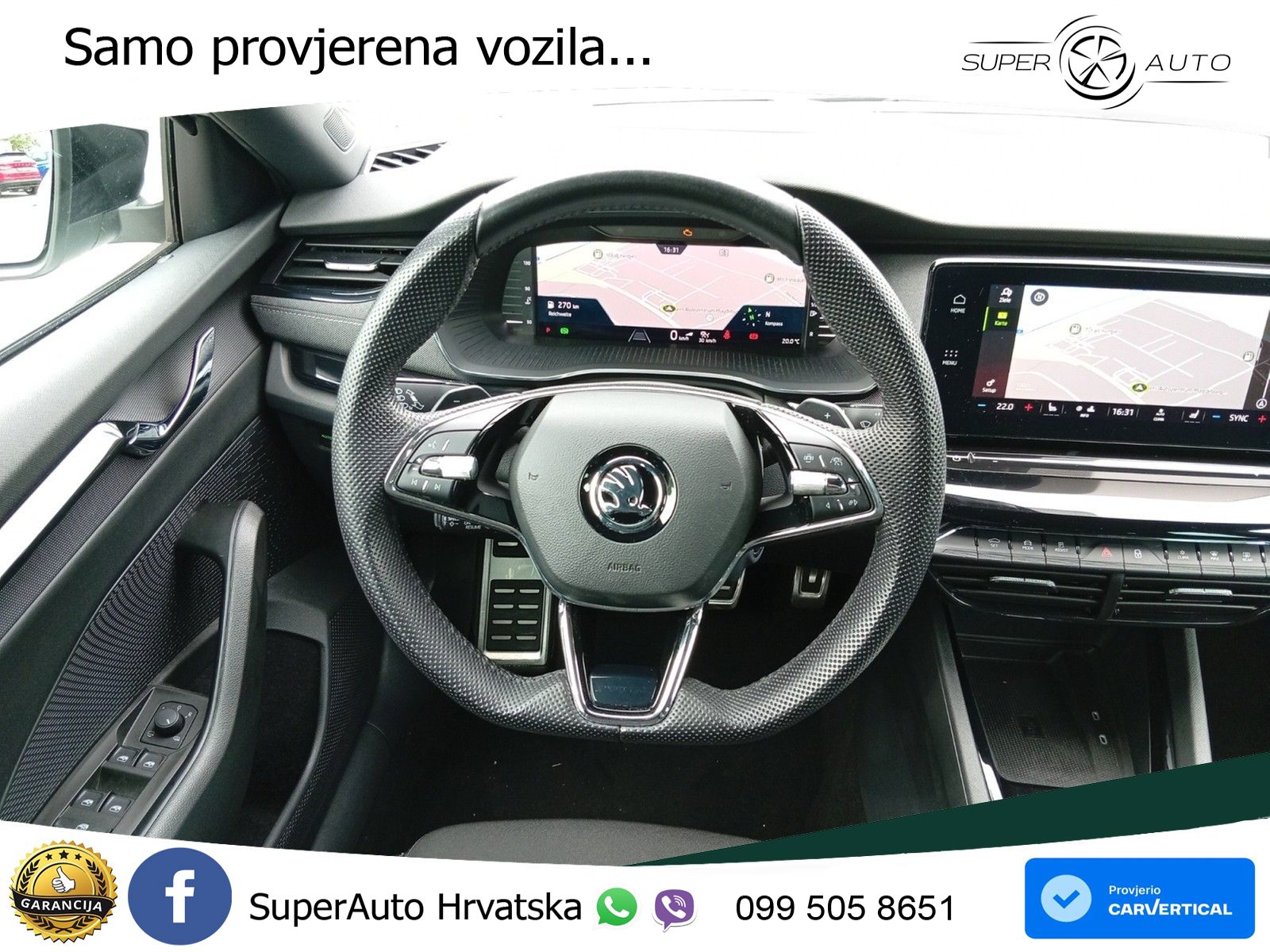 Škoda Octavia Combi 2.0 TDI (150 KS) DSG SportLine LED+GR SJED+ACC