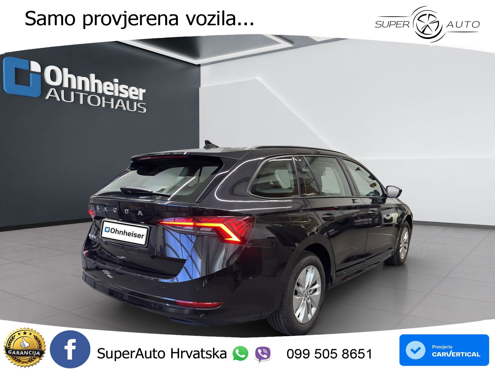 Škoda Octavia Combi 2.0 TDI (150 KS) DSG LED+GR SJED+ACC