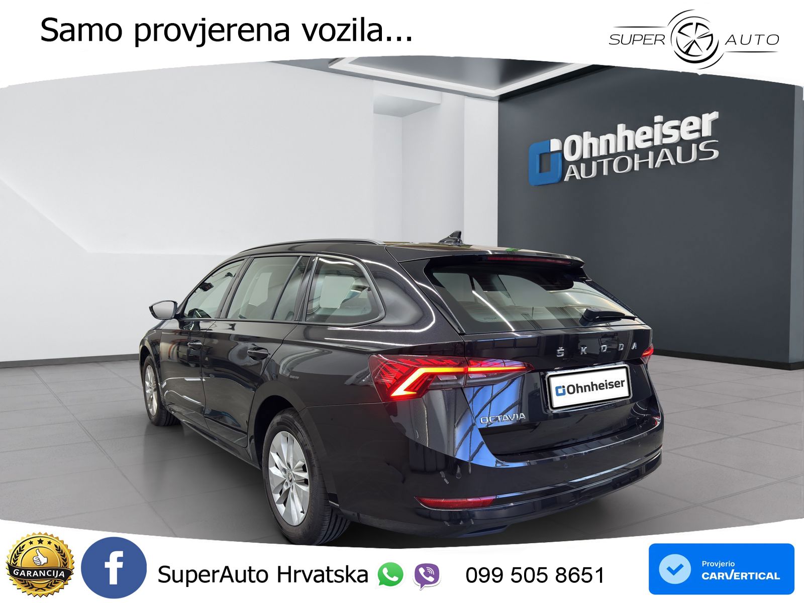 Škoda Octavia Combi 2.0 TDI (150 KS) DSG LED+GR SJED+ACC