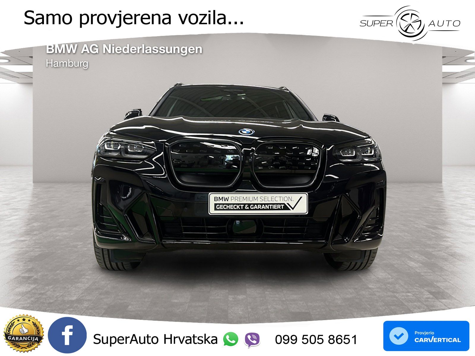 BMW iX3 80 kWh (286 KS) M Sport LED+GR SJED+ACC
