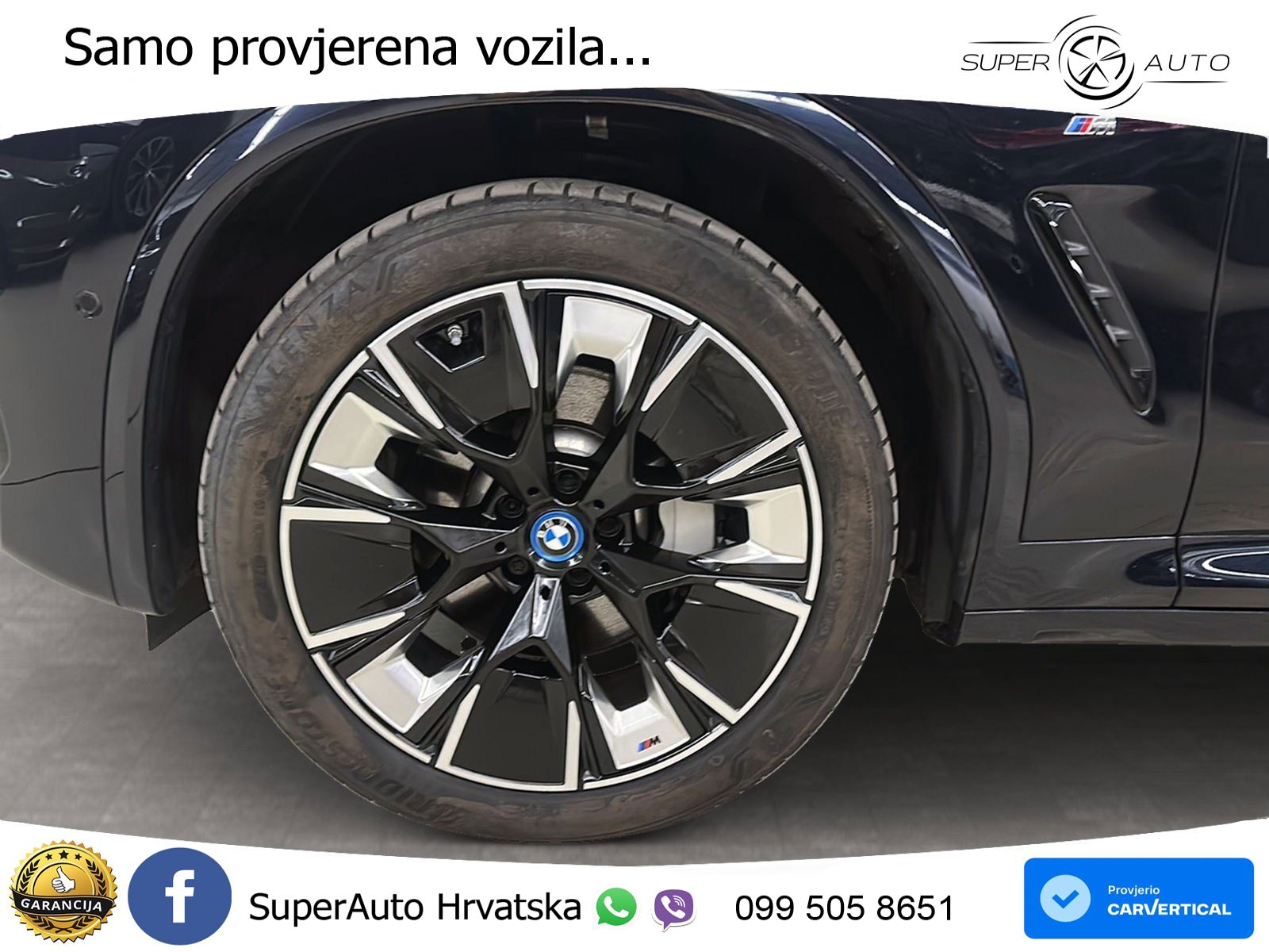 BMW iX3 80 kWh (286 KS) M Sport LED+GR SJED+ACC