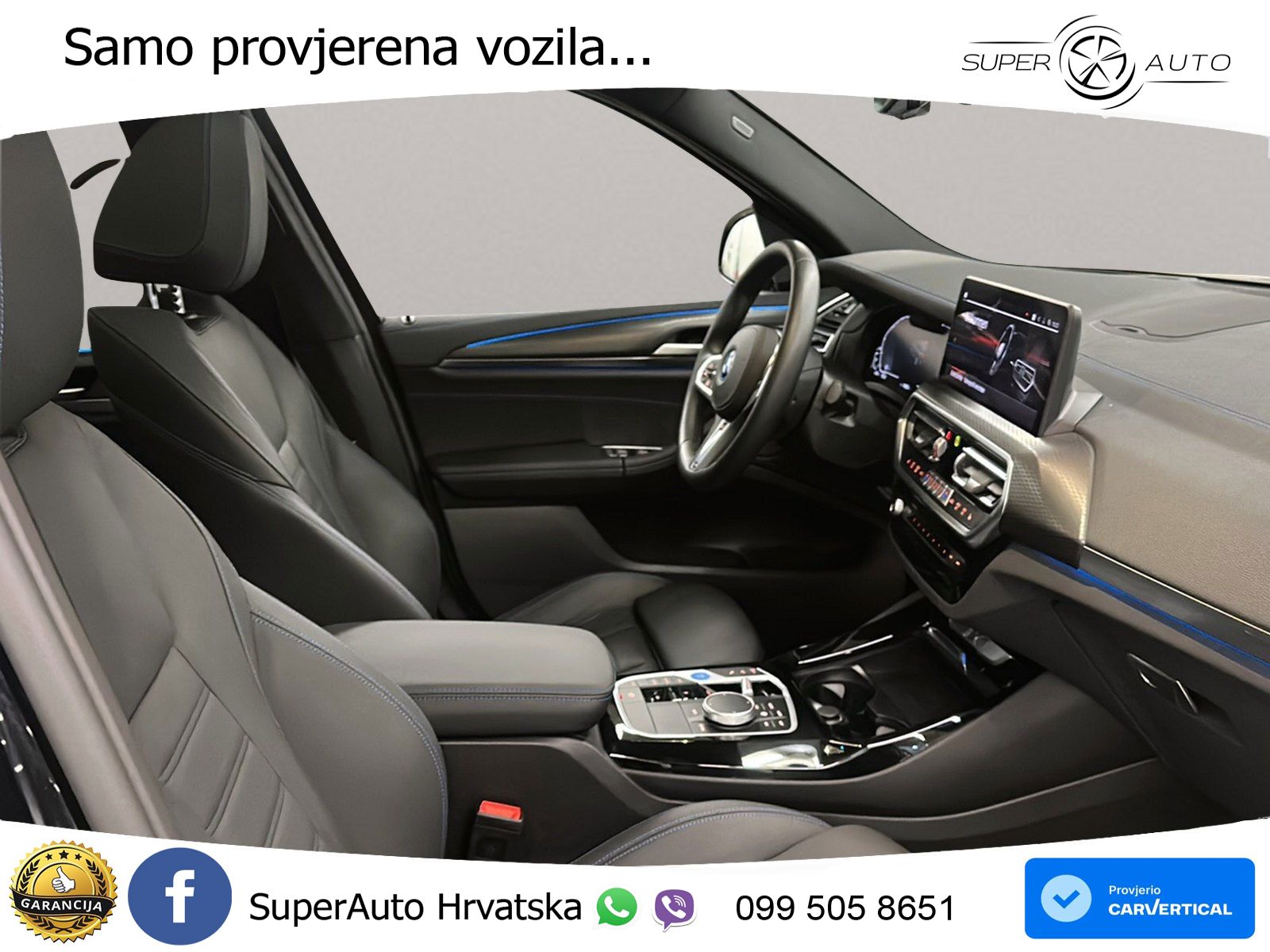 BMW iX3 80 kWh (286 KS) M Sport LED+GR SJED+ACC