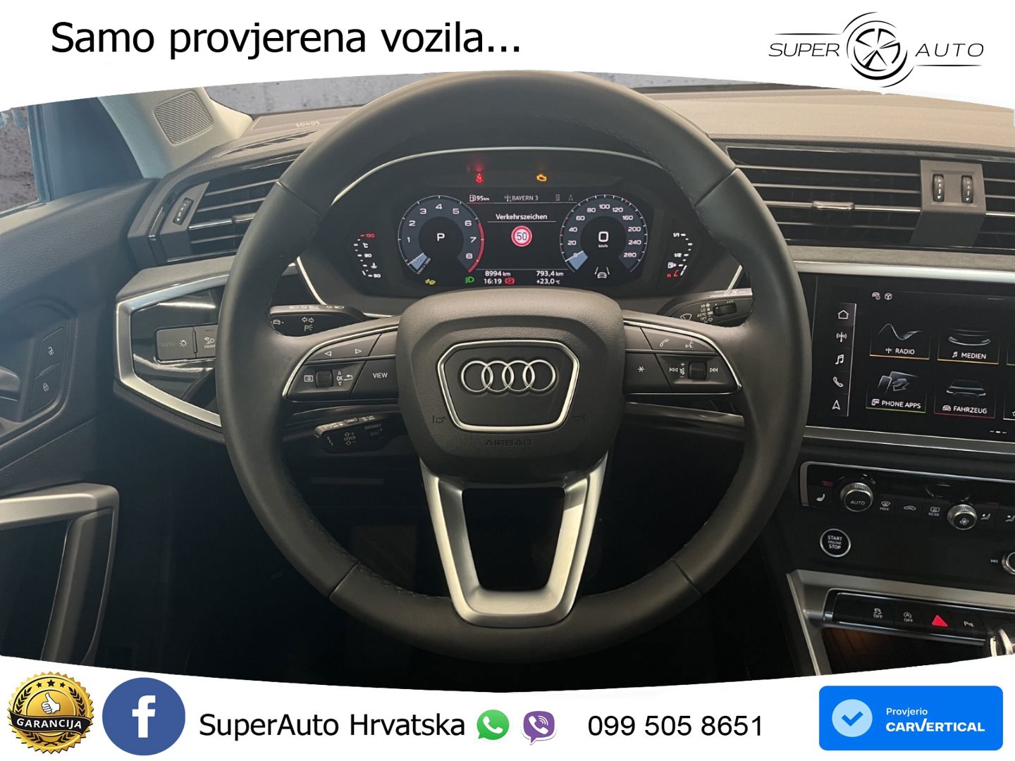 Audi Q3 40 TFSI (190 KS) quattro S tronic S line LED+GR SJED+ACC