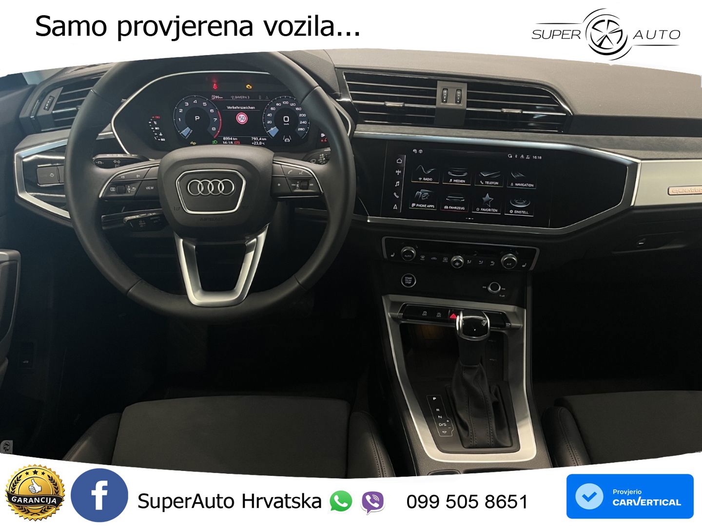 Audi Q3 40 TFSI (190 KS) quattro S tronic S line LED+GR SJED+ACC