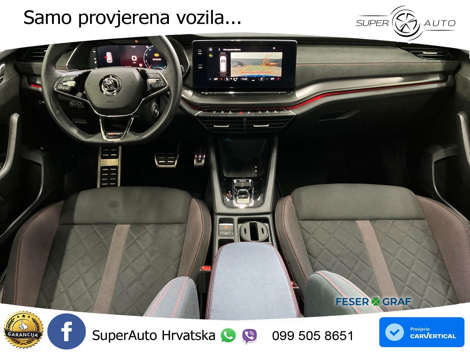 Škoda Octavia Combi RS 2.0 TDI (200 KS) 4x4 DSG MATRIX+GR SJED+KAM