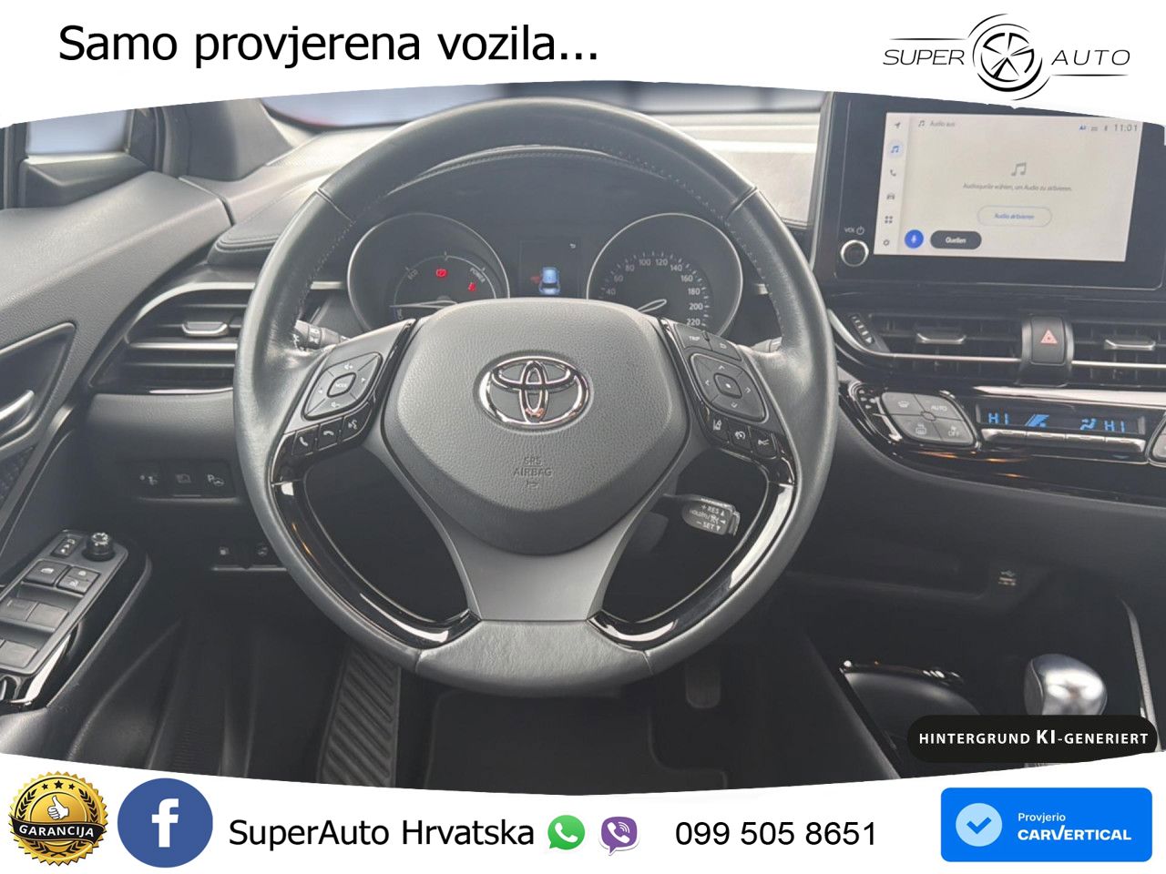 Toyota C-HR 1.8 (122 KS) Hybrid e-CVT Team D LED+GR SJED+ACC