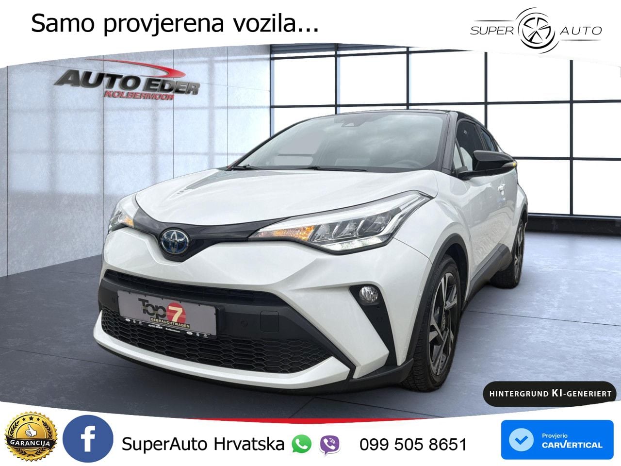 Toyota C-HR 1.8 (122 KS) Hybrid e-CVT Team D LED+GR SJED+ACC