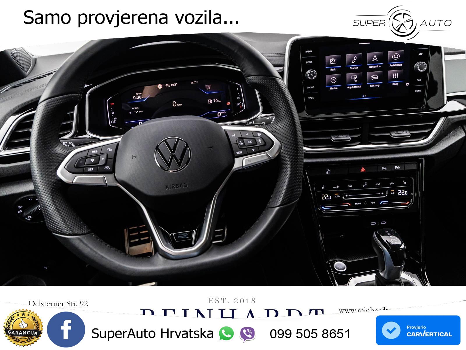 Volkswagen T-Roc 1.5 TSI (150 KS) DSG R-Line LED+GR SJED+ACC