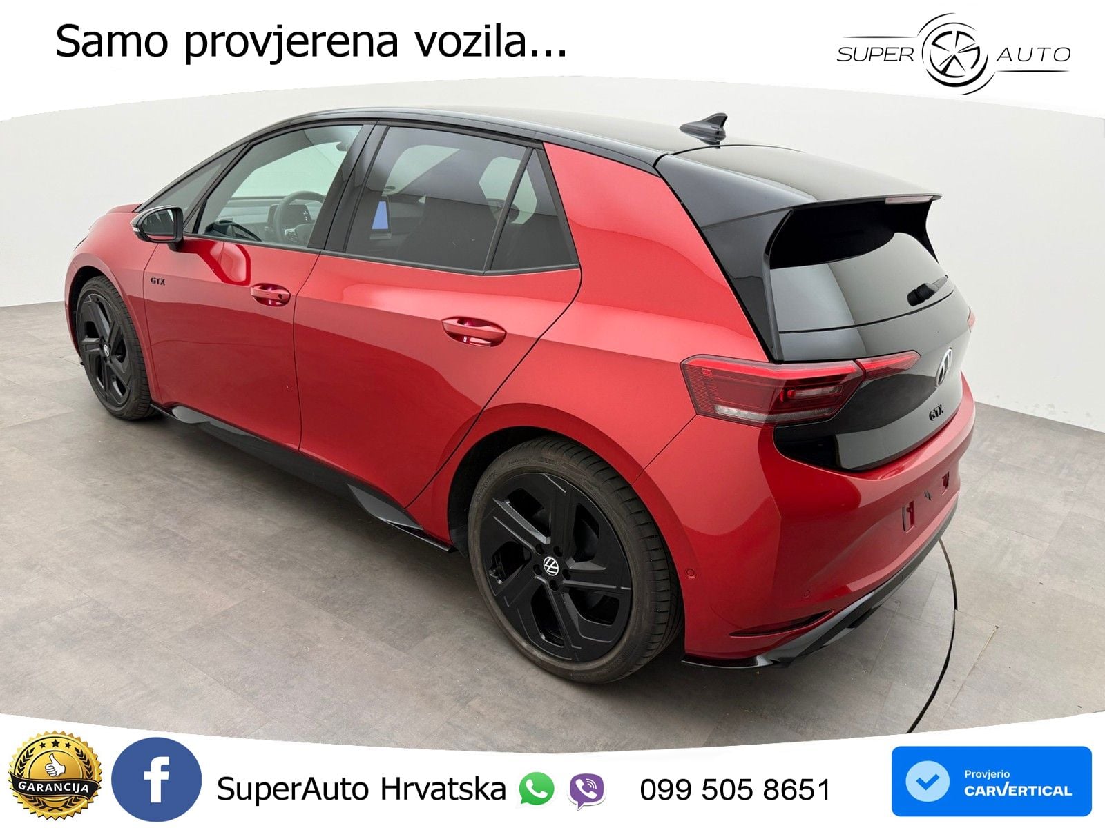 Volkswagen ID.3 GTX 84 kWh (286 KS)