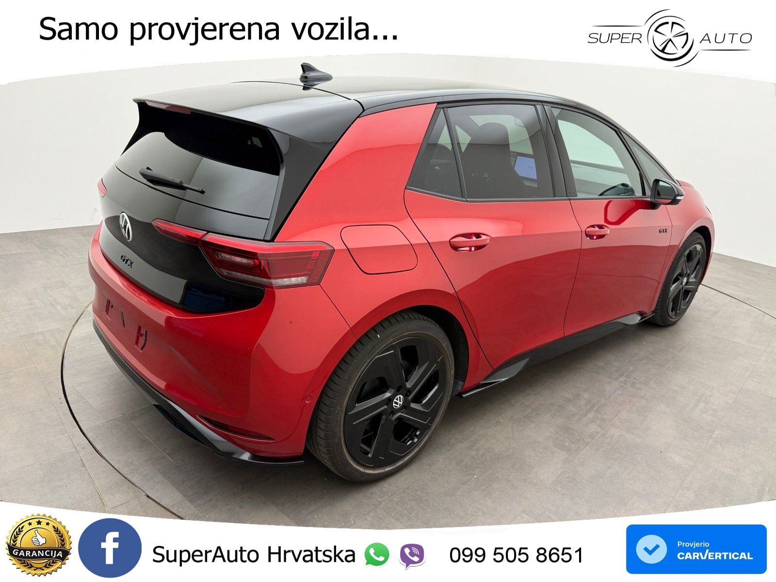 Volkswagen ID.3 GTX 84 kWh (286 KS)